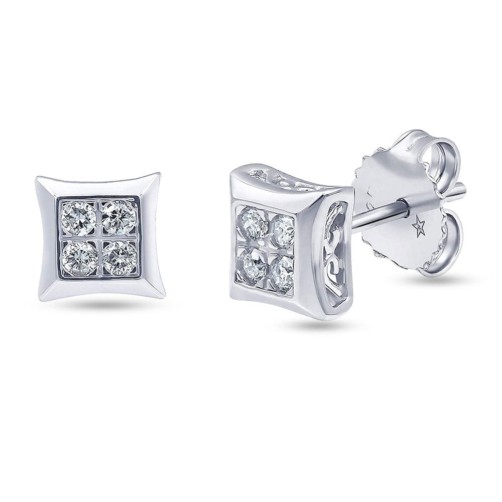0.25 Carat Bezet Set Lab Grown Diamond Stud Earrings - Image 4