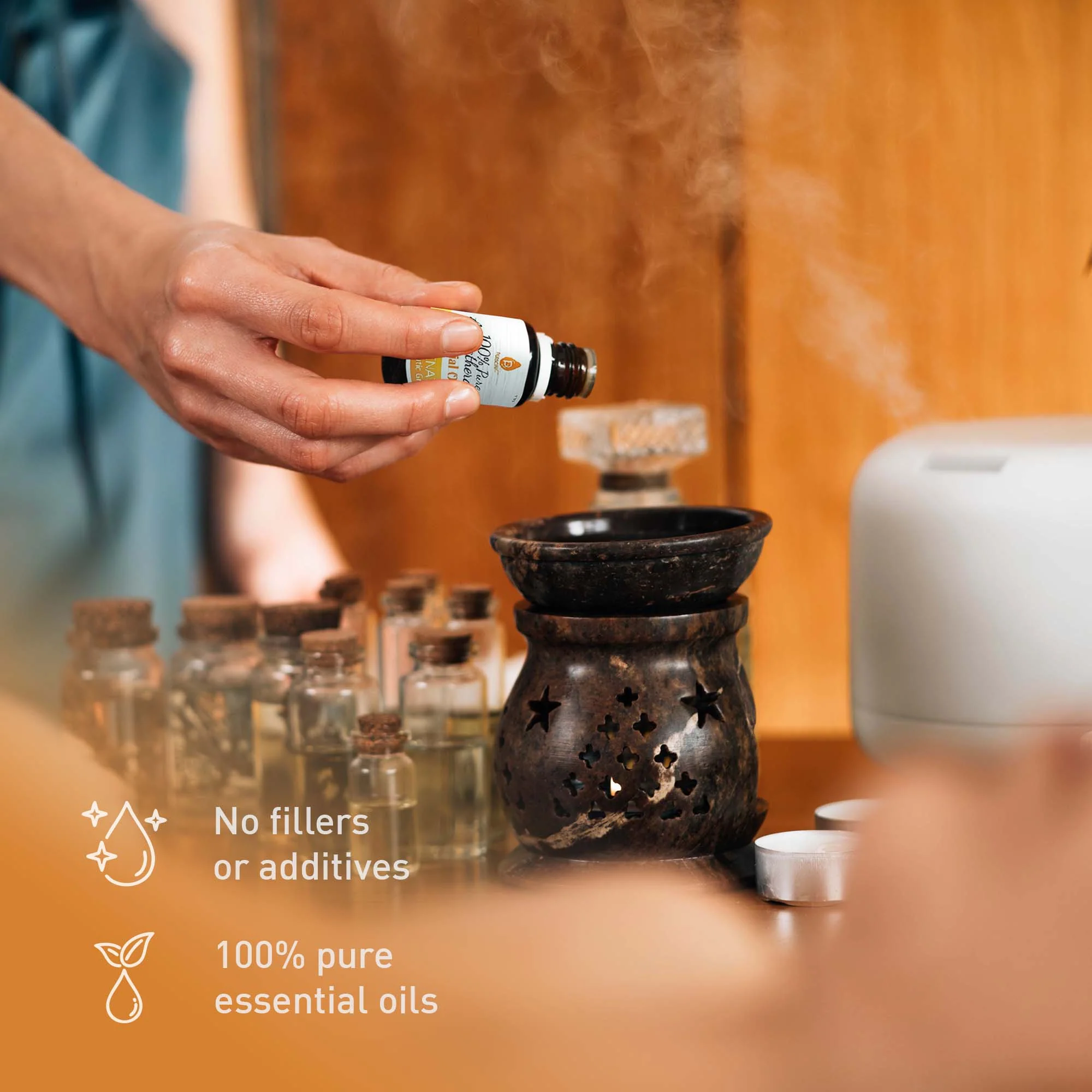 Pursonic 6 Pack Pure Essential Aromatherapy Oils Blends - Image 9