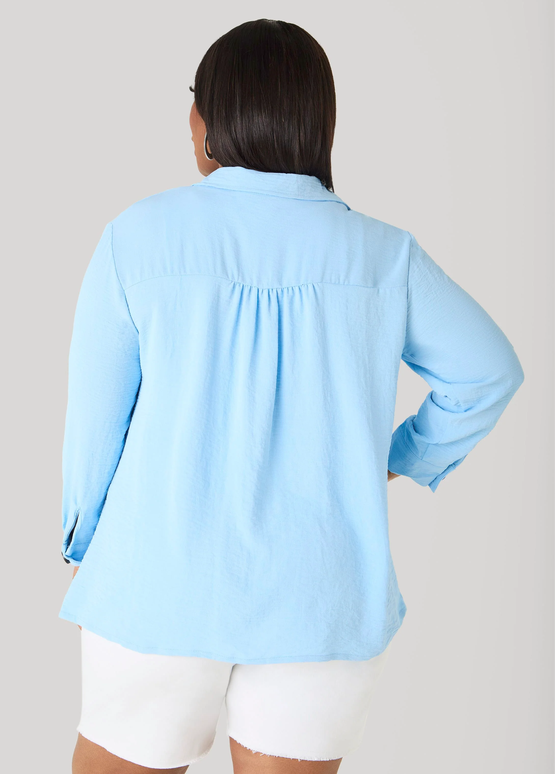 Textured Collared Shirt - Image 2