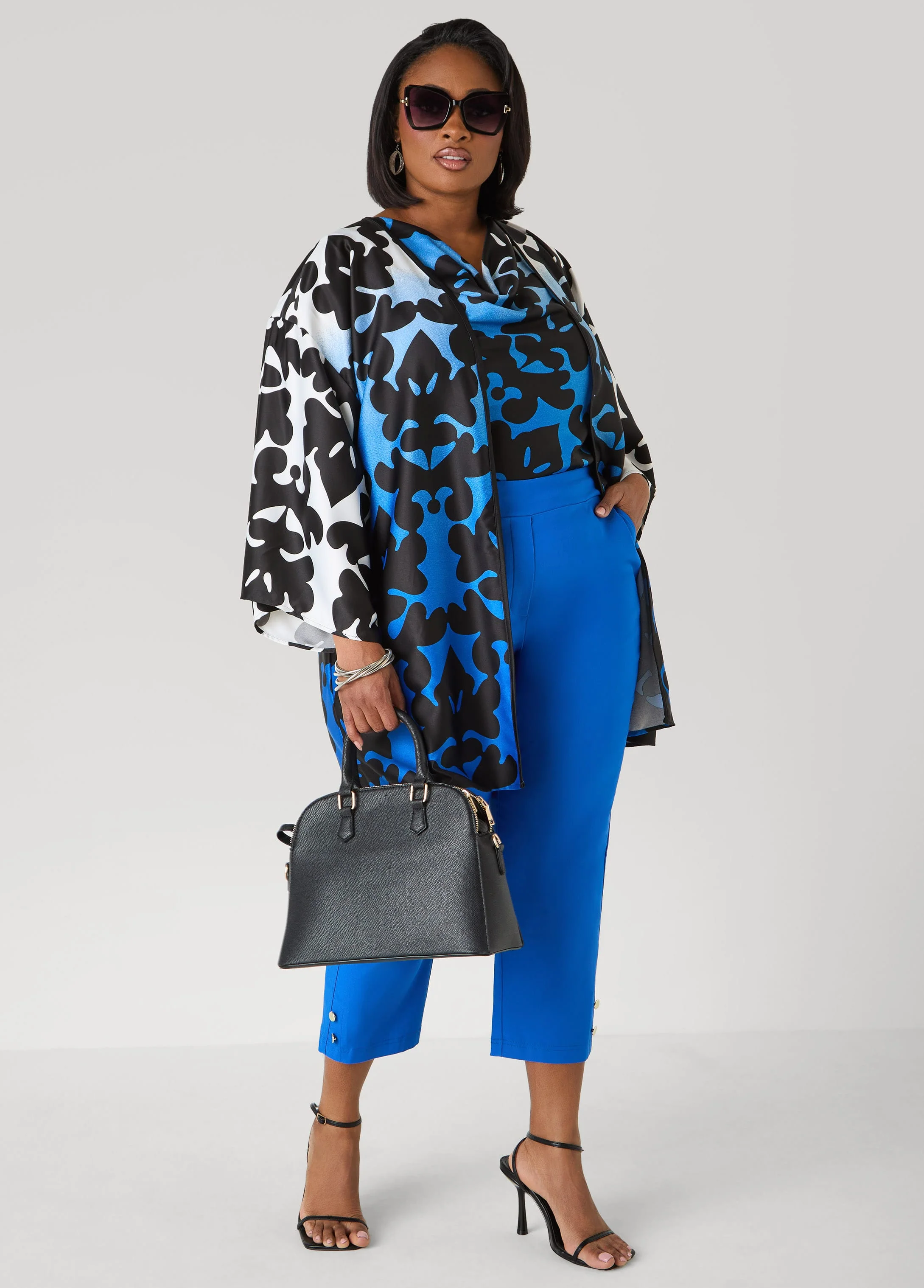 Millennium Button Accented Capris - Image 4
