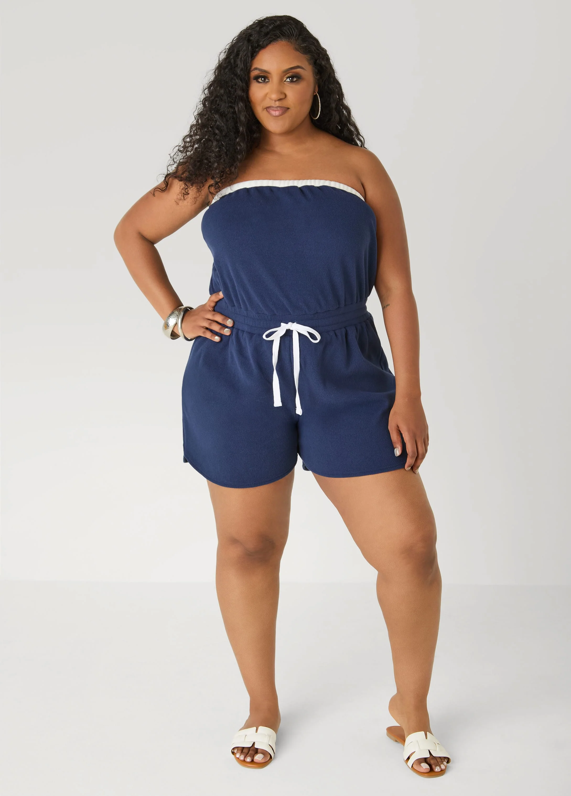 Moon To Noon Strapless Romper - Image 5