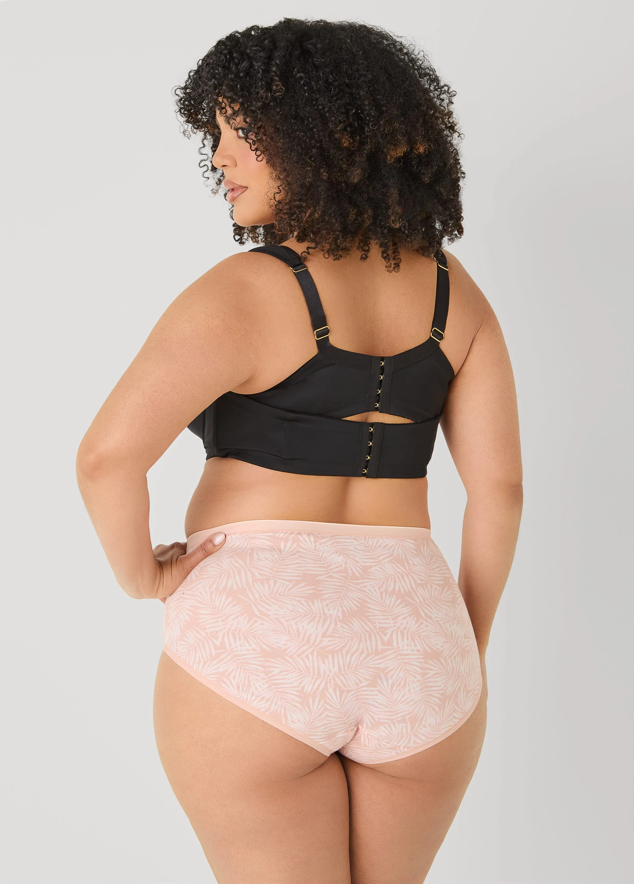 Palm Print Stretch Cotton Briefs - Image 7