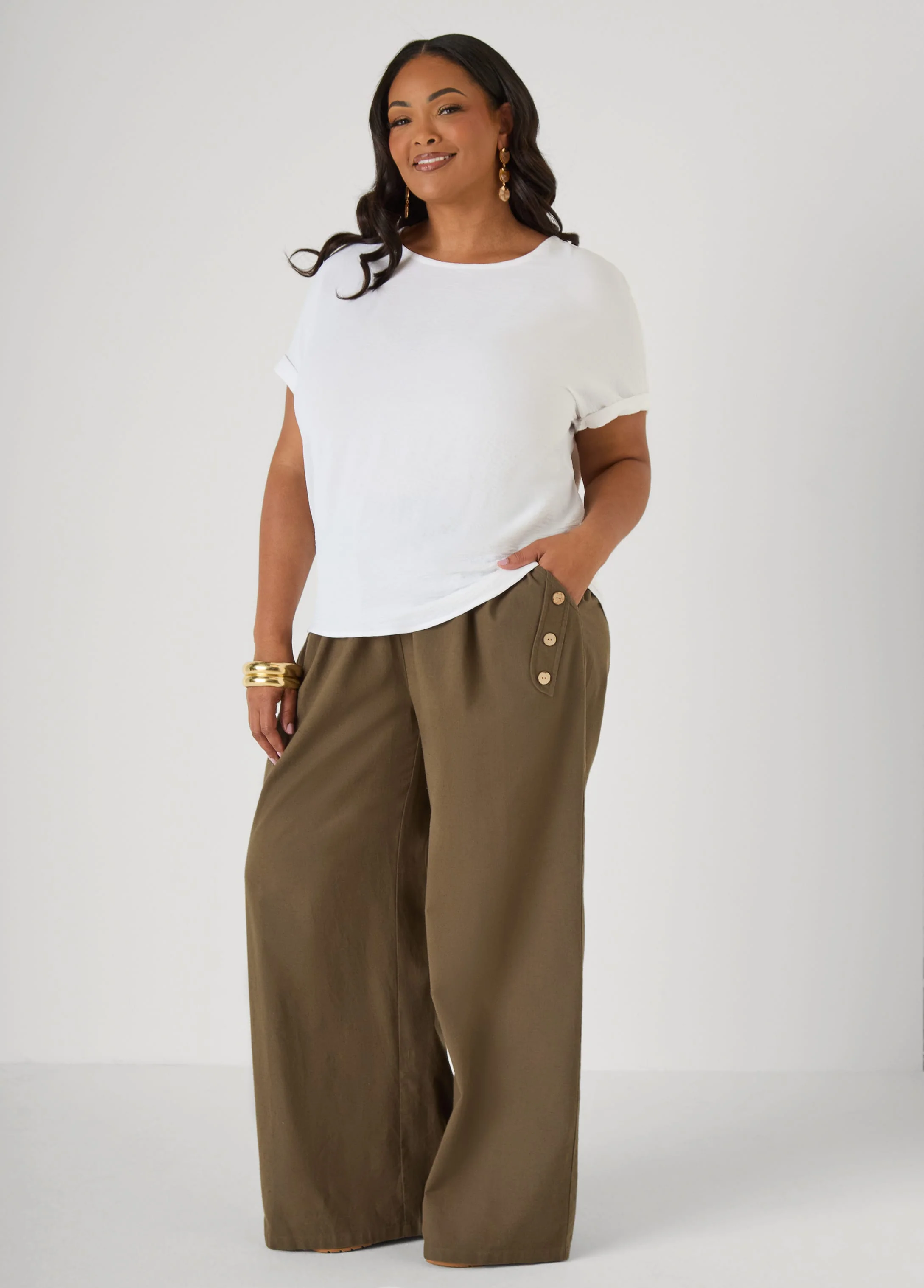 Cuffed Textured Top - Image 3