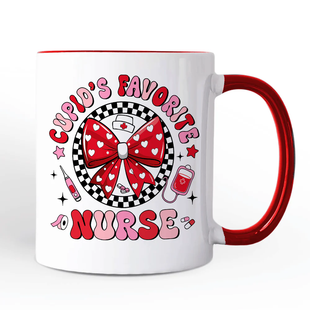 Cupids Favorite Nurse Mug - Image 2