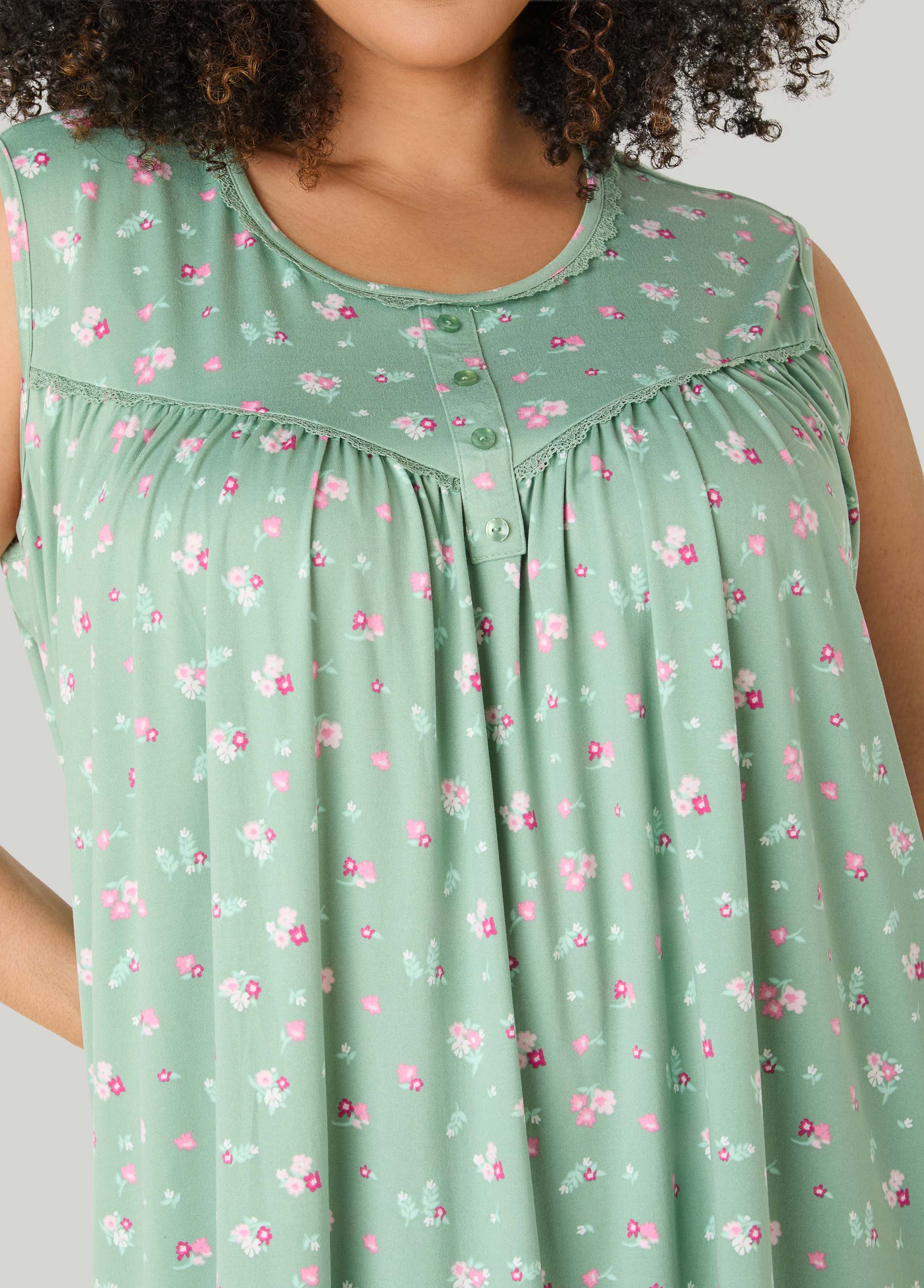 Moon To Noon Floral Nightgown - Image 3