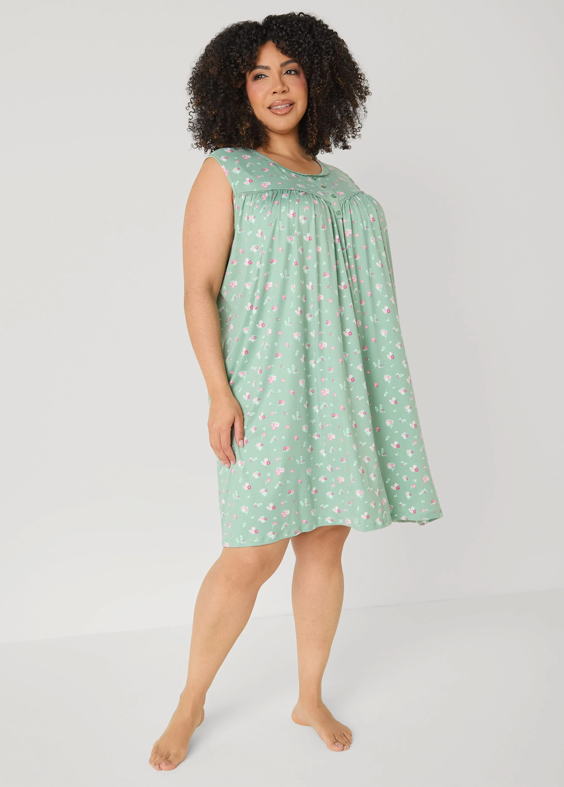 Moon To Noon Floral Nightgown - Image 4