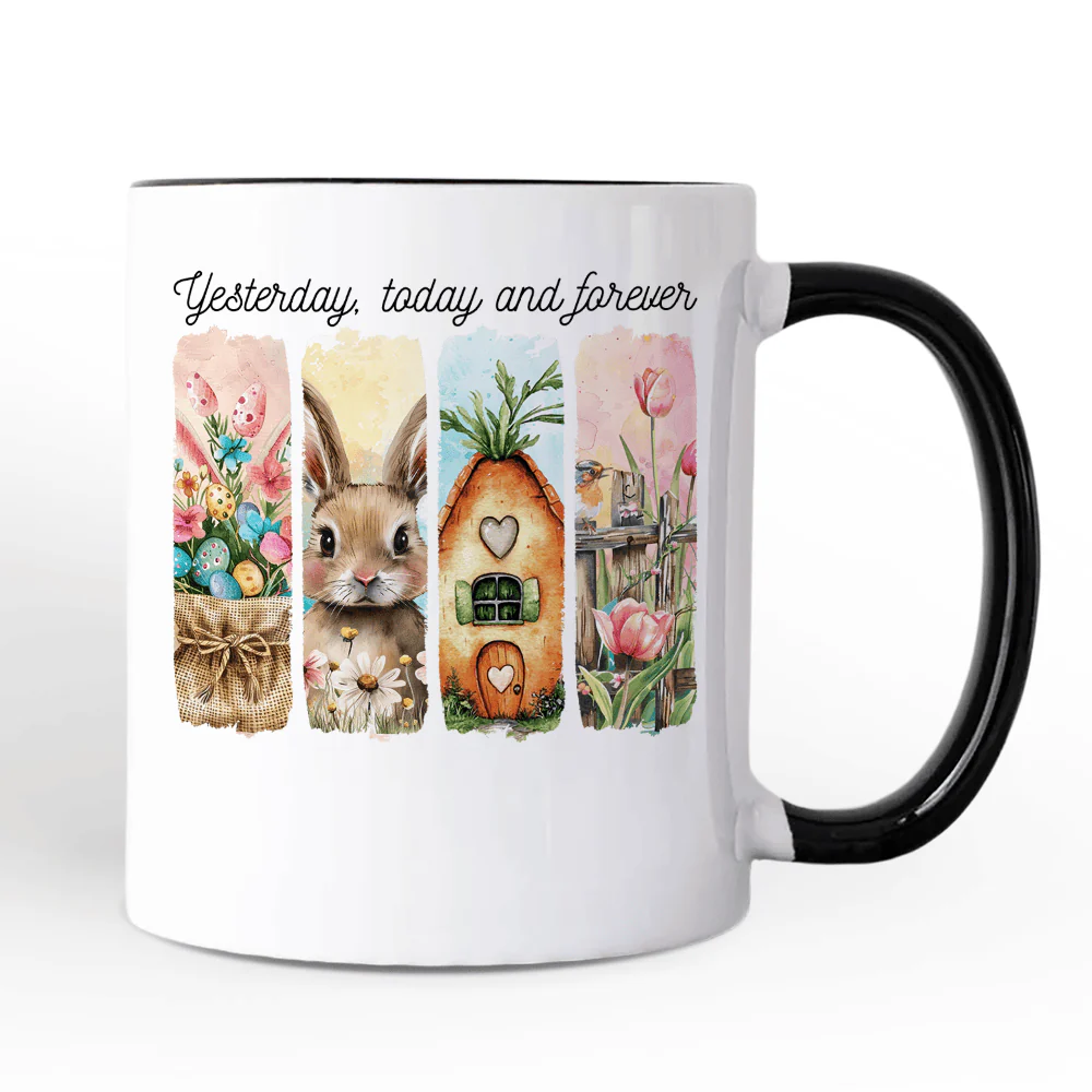 Yesterday Today Forever Ceramic Mug - Image 2