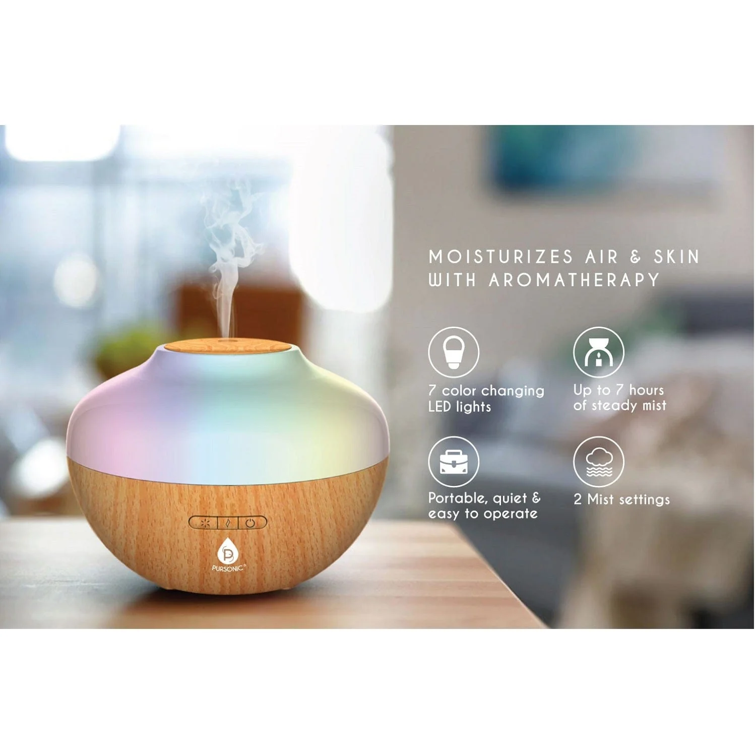 Pursonic Essential Oil Aroma Diffuser - Image 4