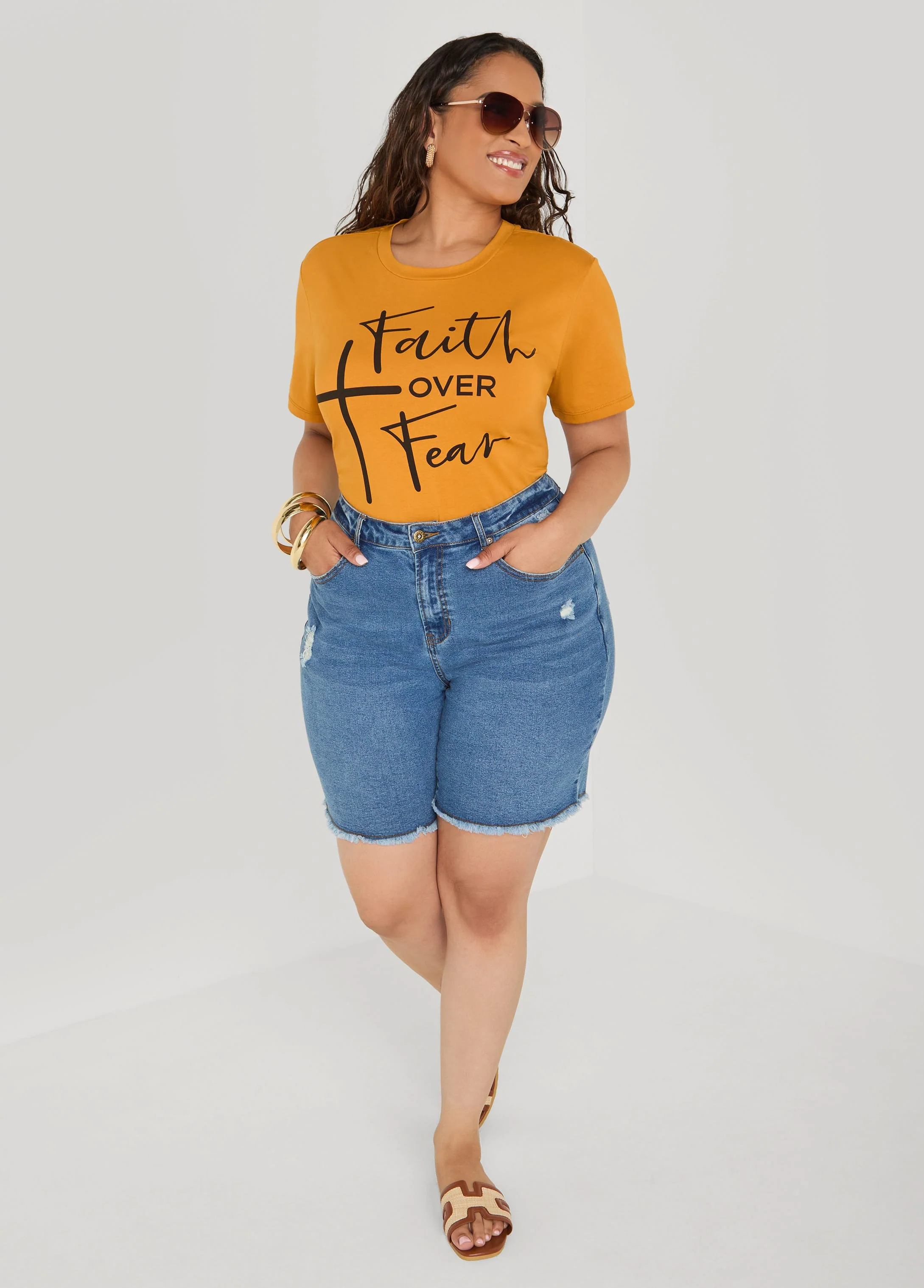 Faith Over Fear Graphic Tee - Image 3