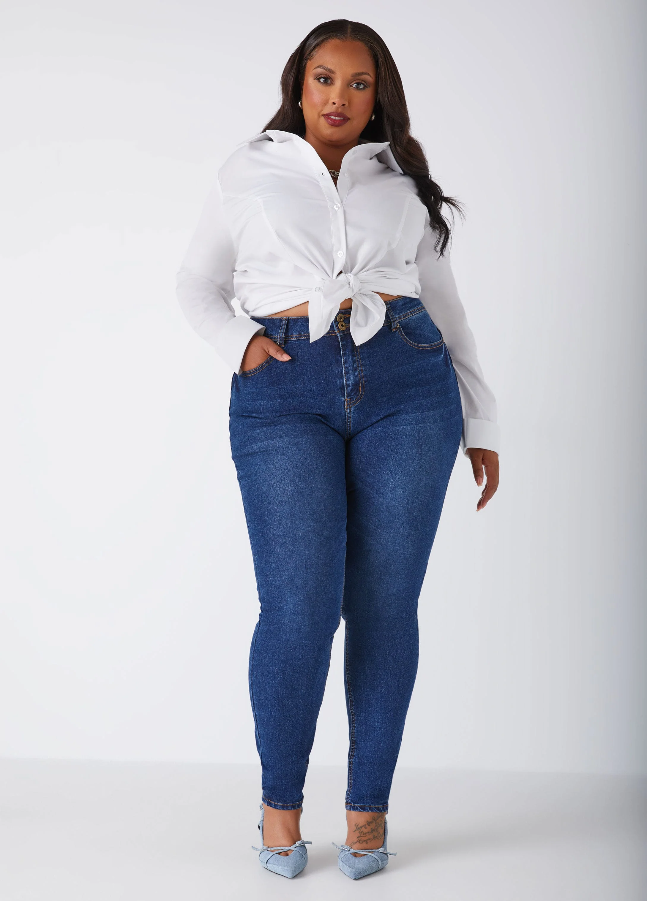Fearless High Rise Skinny Jeans - Image 3
