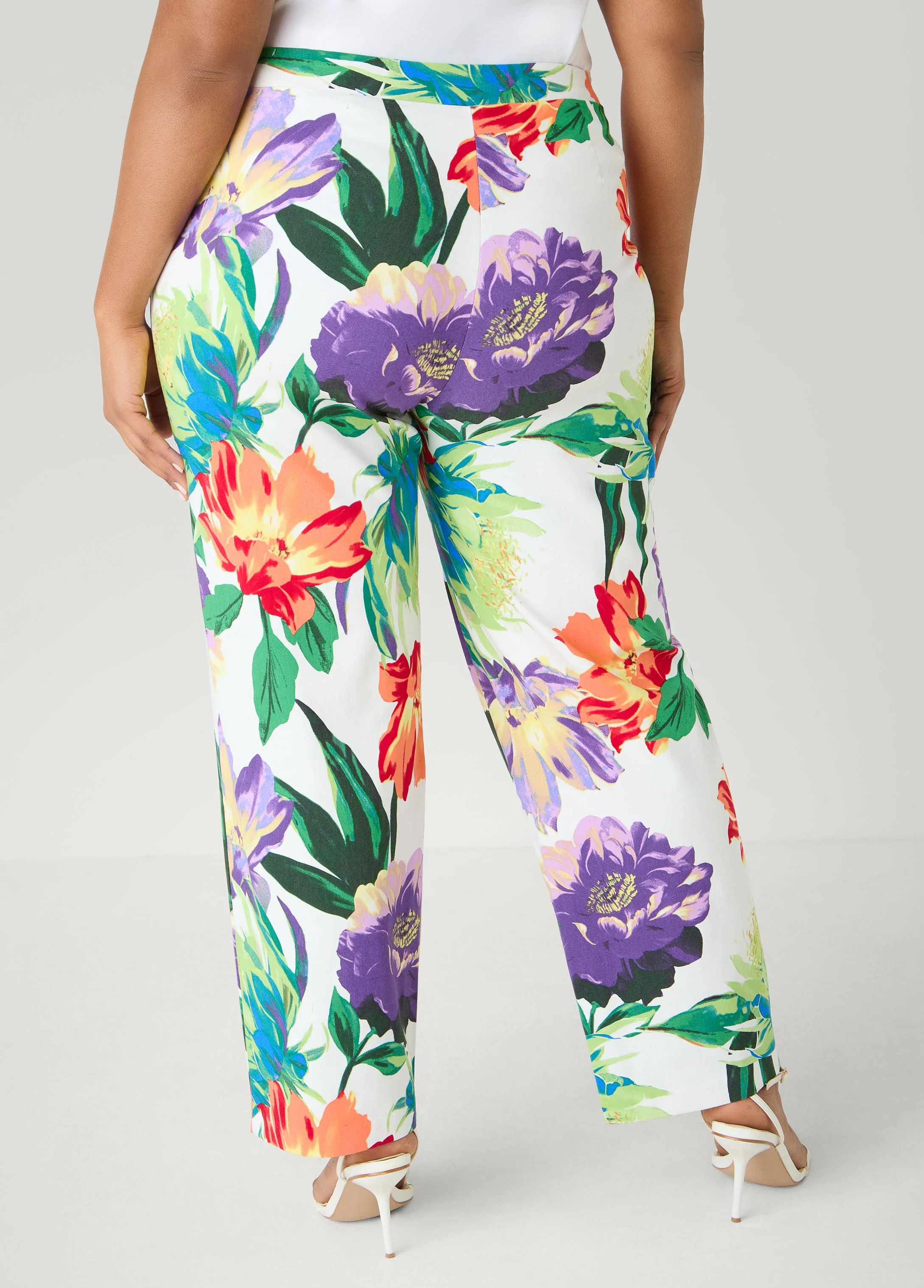 Millennium Floral Print Trousers - Image 2