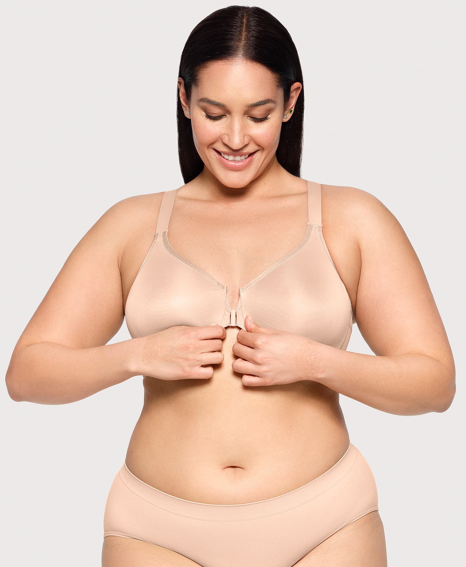 Front-Closure Posture Back WonderWire Bra - Image 4