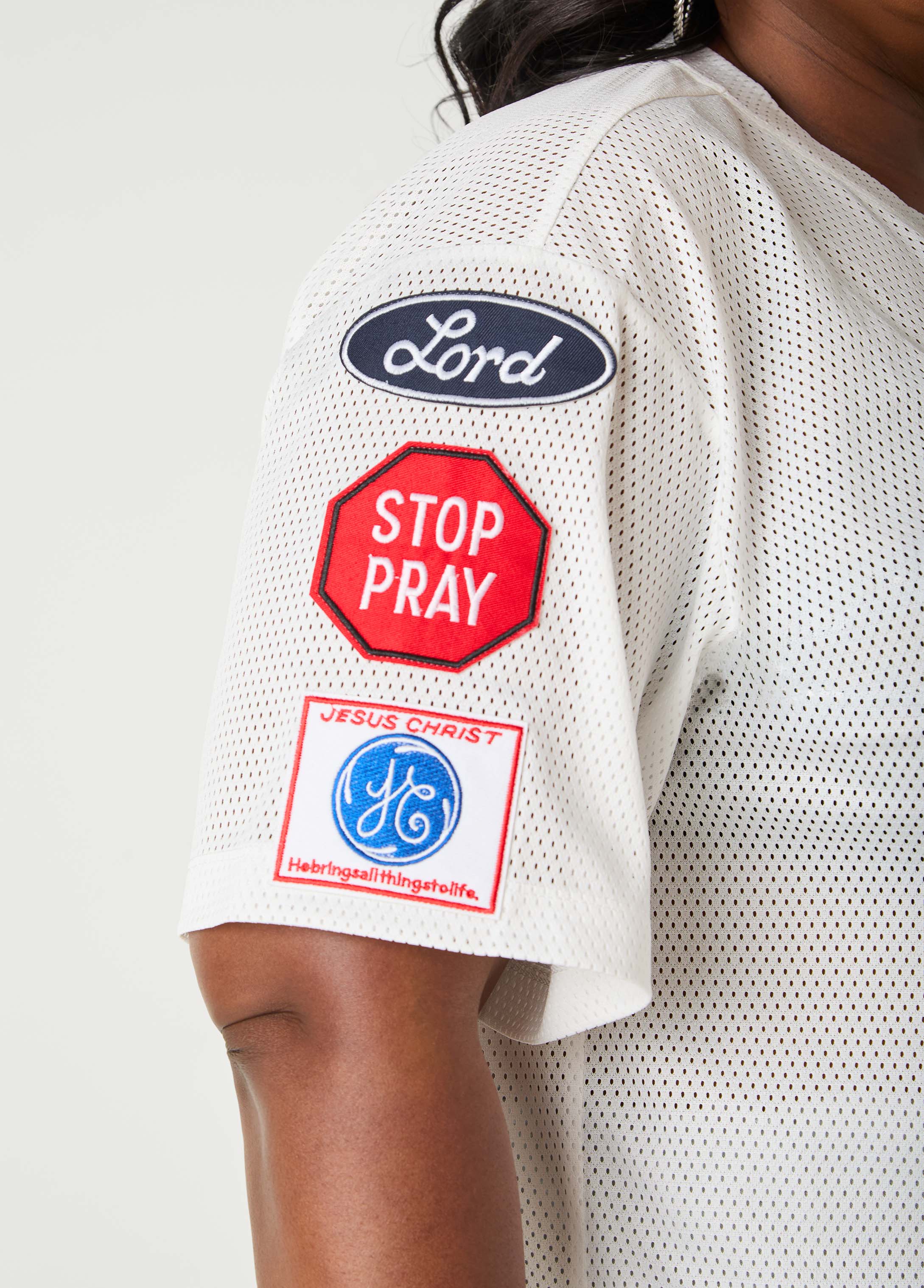 God First Patchwork Jersey - Image 6