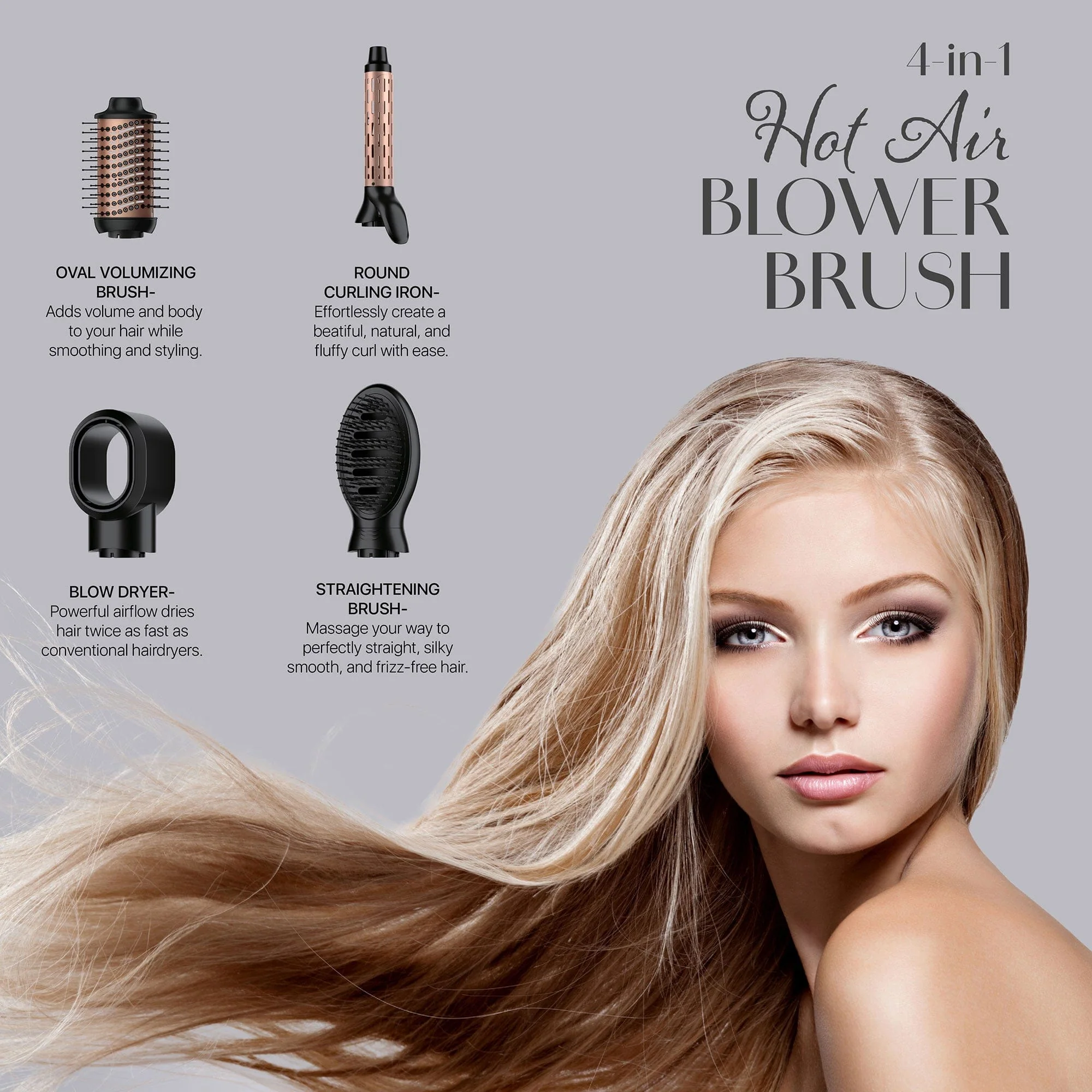 Pursonic Hot Air Blower Brush - Image 3
