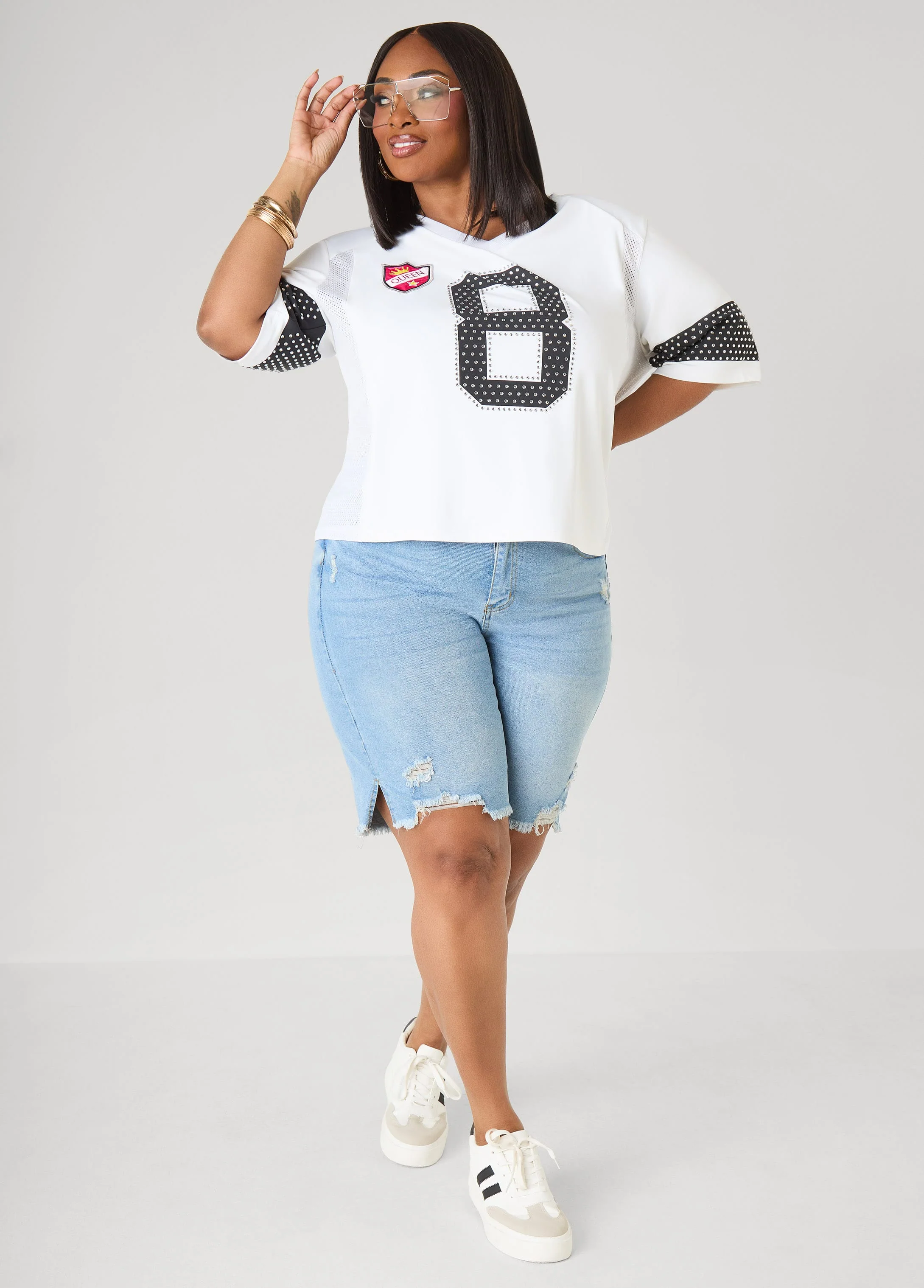Distressed Denim Shorts - Image 10