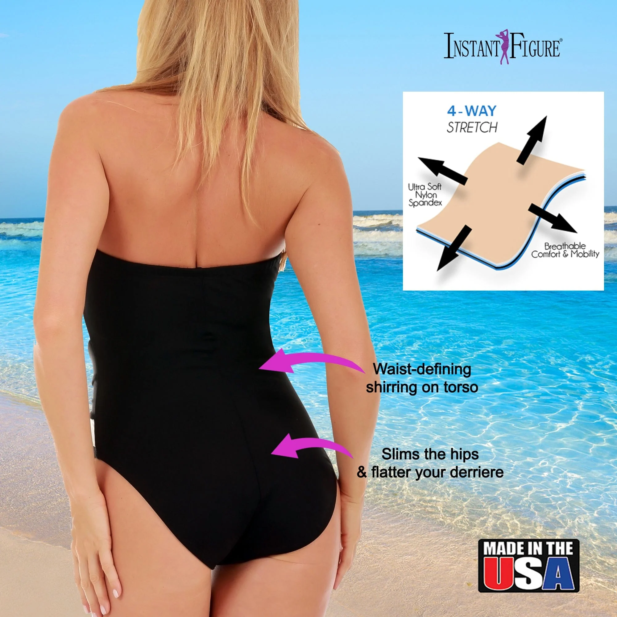 InstantFigure Twist Front Swimsuit - Image 7