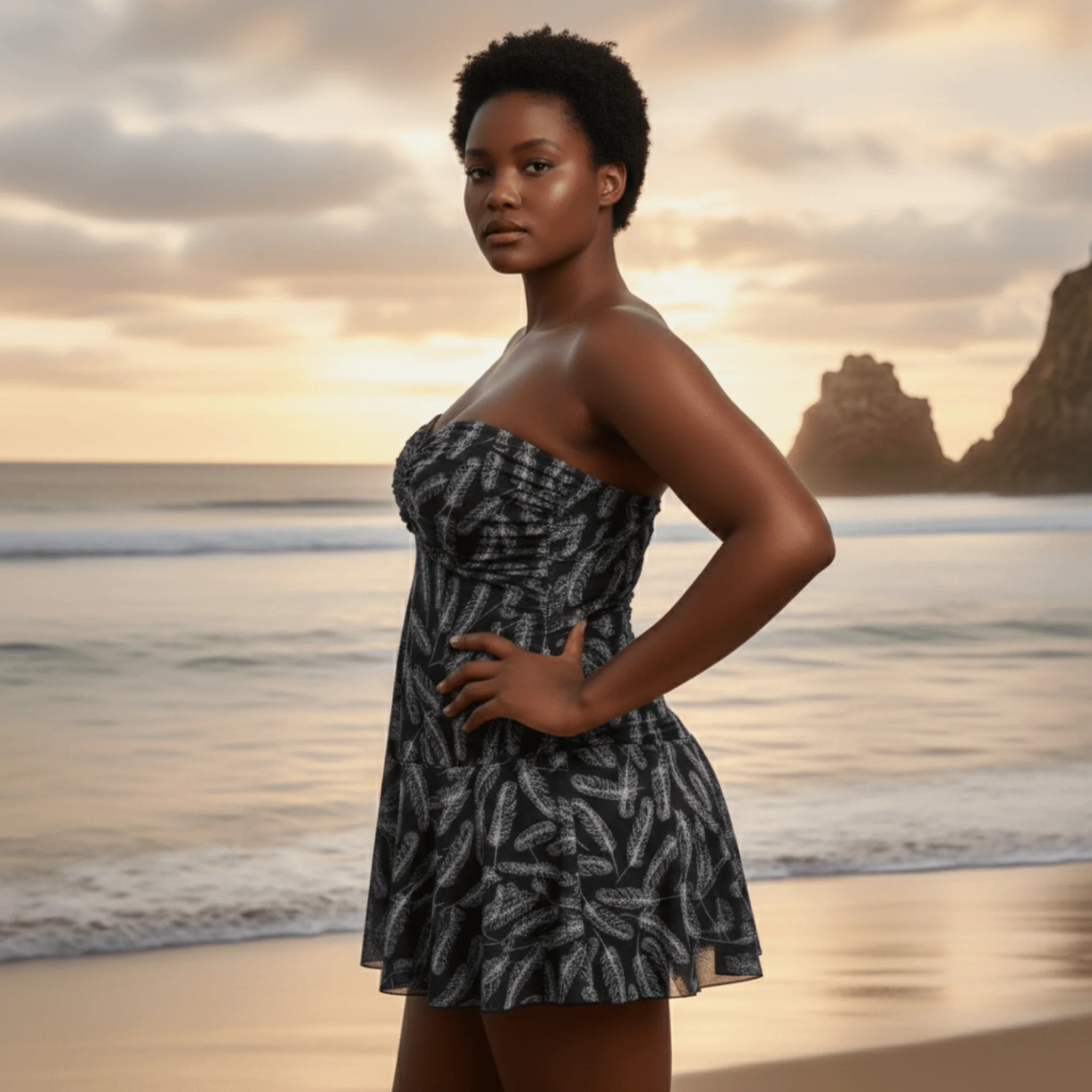 InstantFigure Feathers Swimdress - Image 2