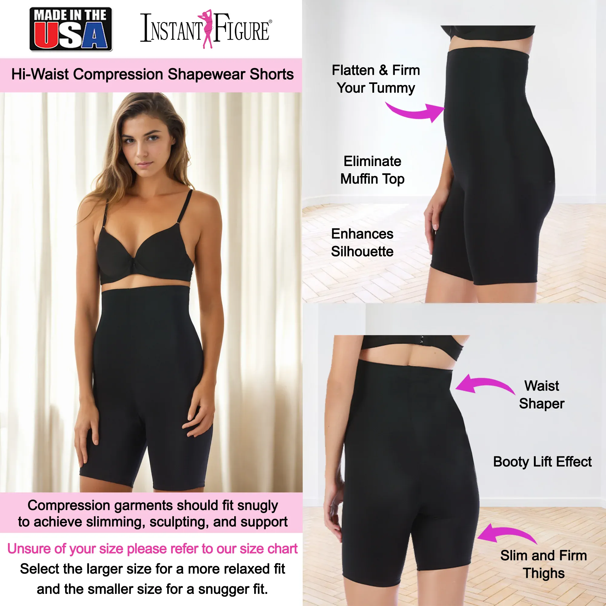 InstantFigure Compression Shorts - Image 7