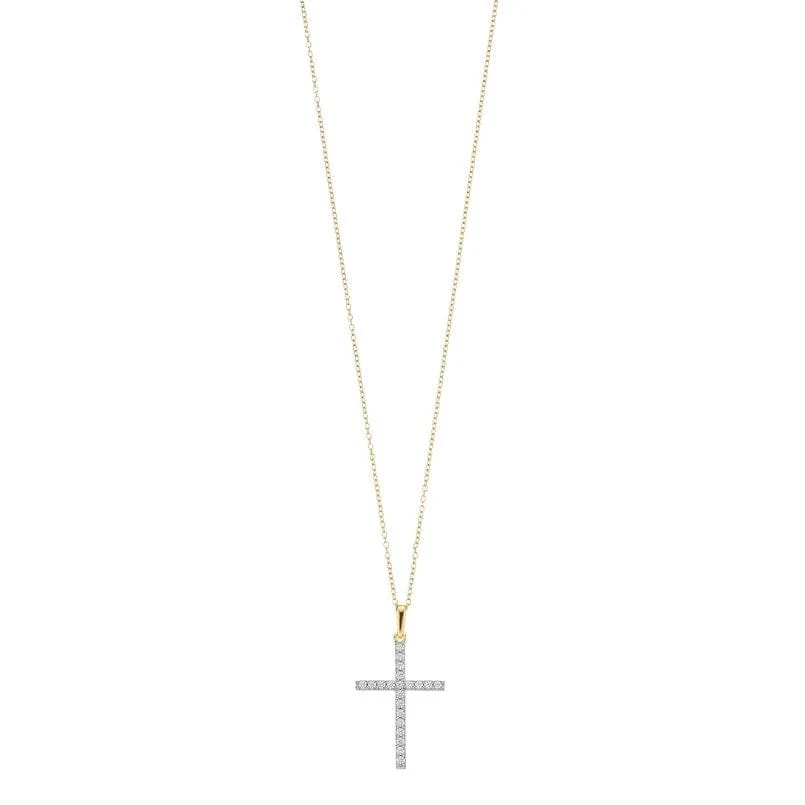 0.25 Carat Cross Lab Grown Diamond Necklace - Image 6