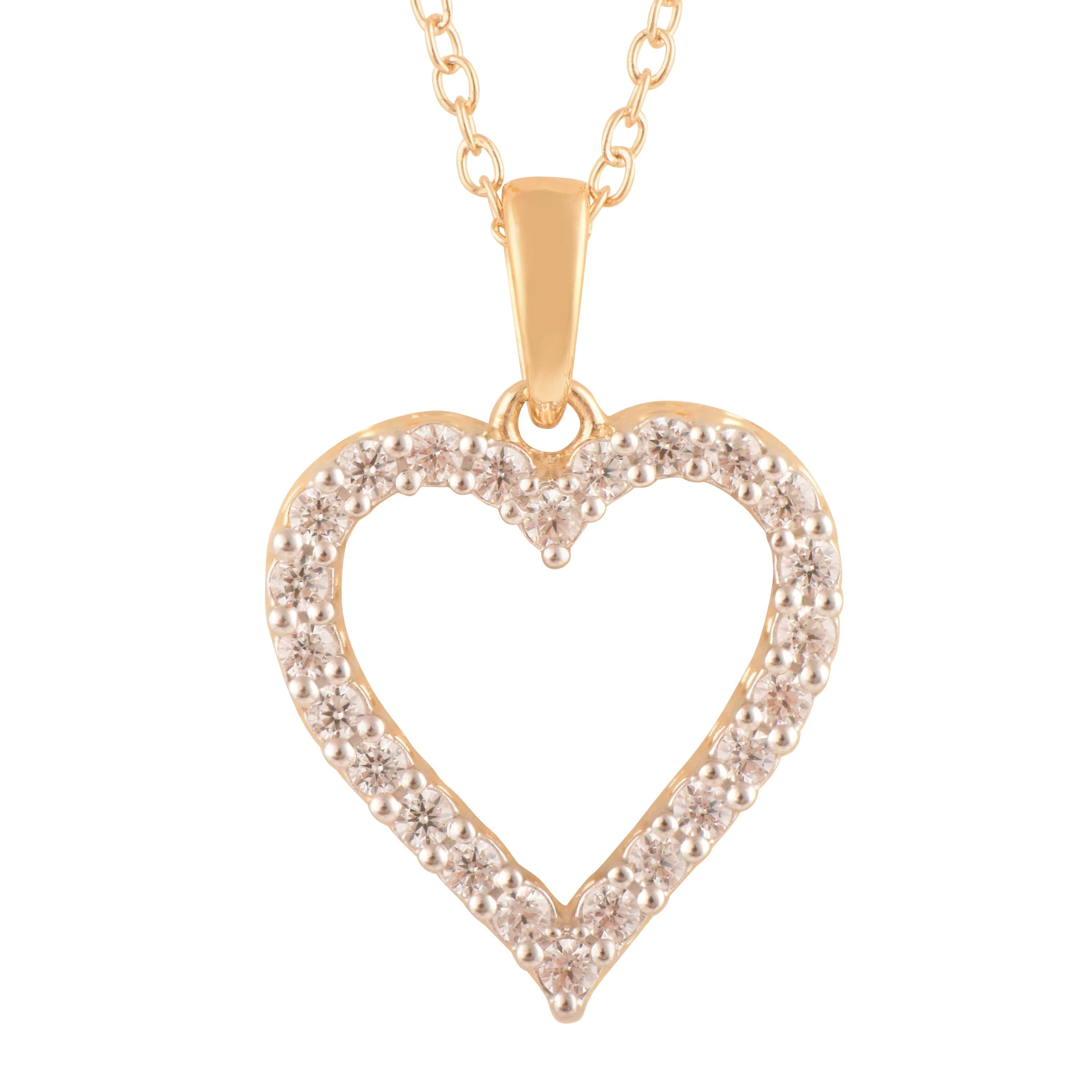 0.25 Carat Heart Lab Grown Diamond Necklace - Image 2