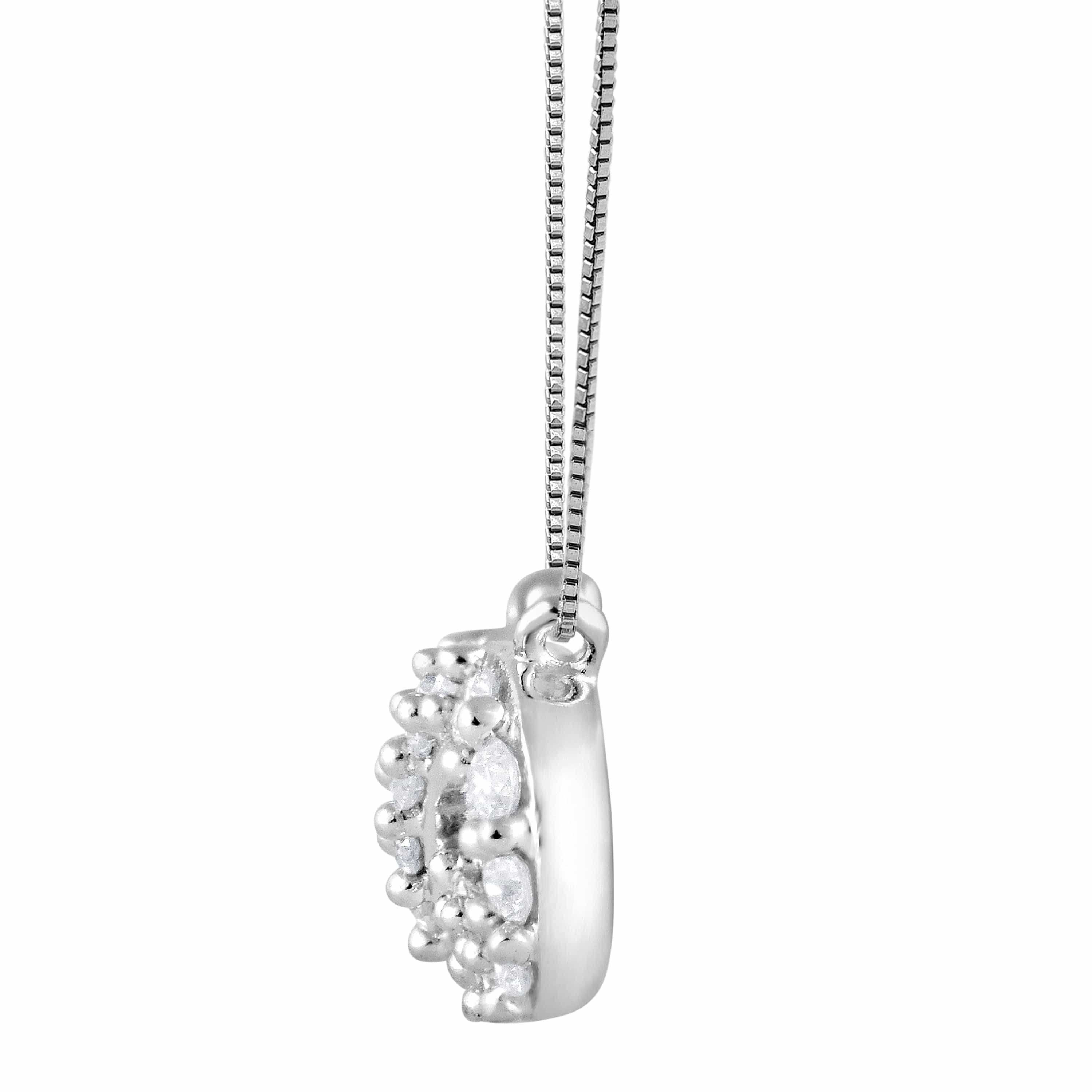 0.20 Carat Lab Grown Diamond Infinity Pendant Necklace - Image 2