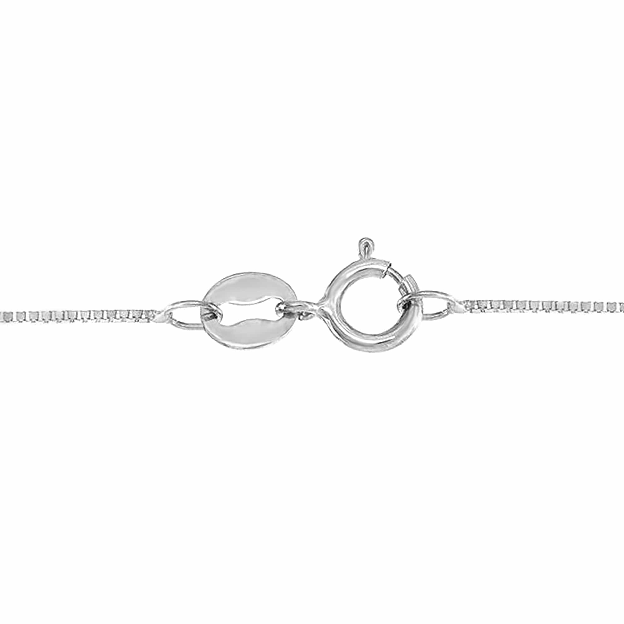 0.75 Carat Lab Grown Round Solitaire Diamond Pendant Necklace In Sterling Silver - Image 2
