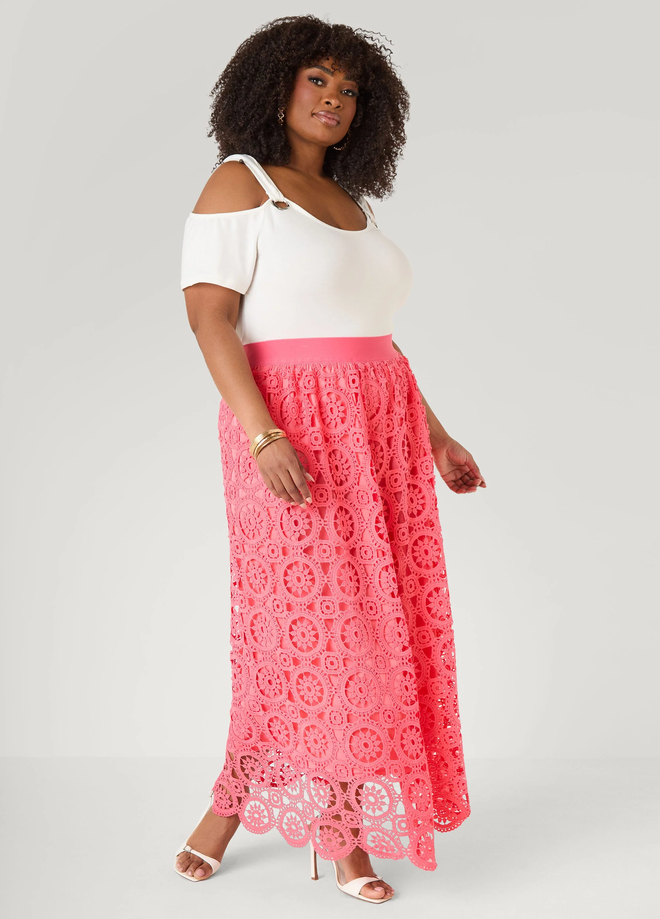 Crocheted Maxi Skirt - Image 3