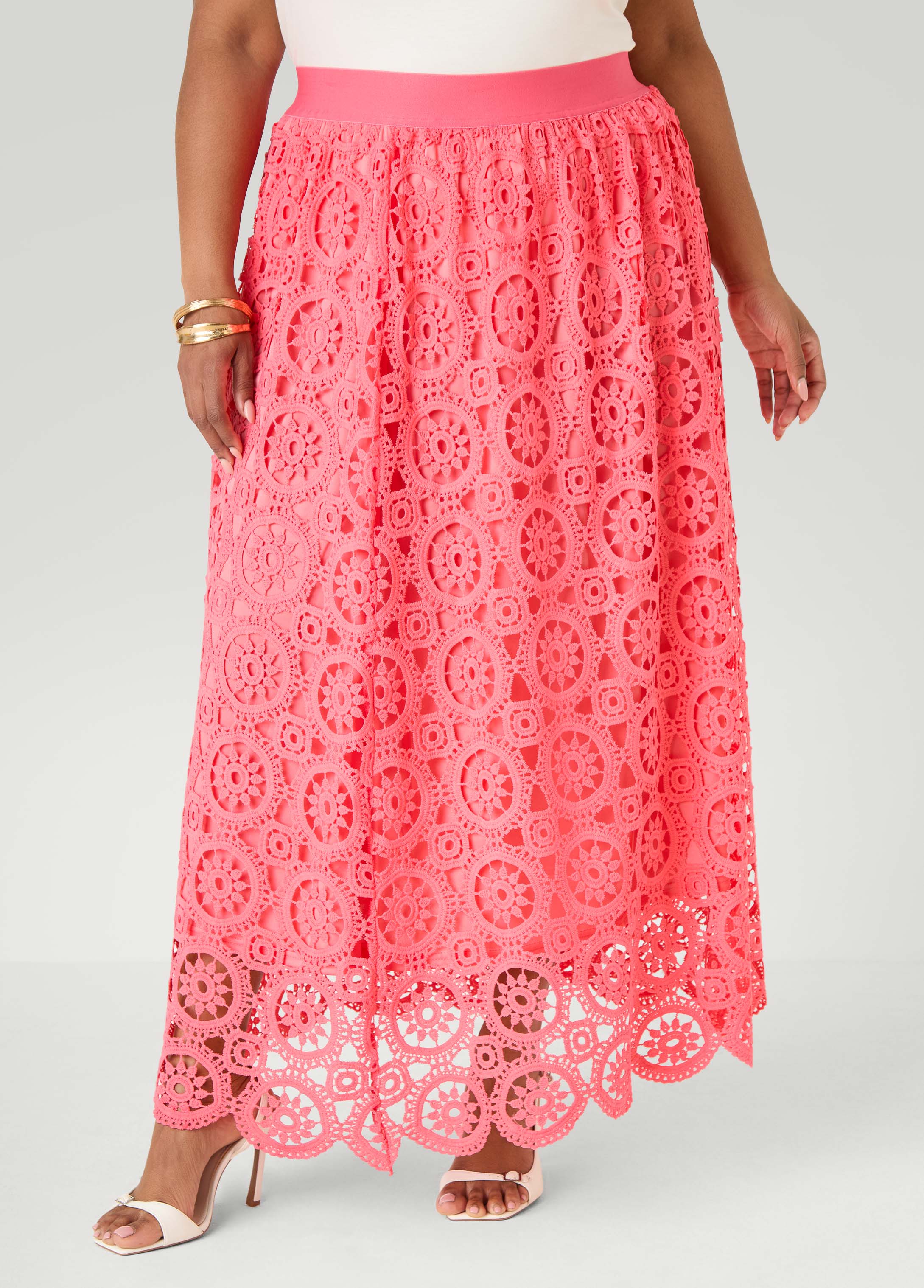 Crocheted Maxi Skirt - Image 4