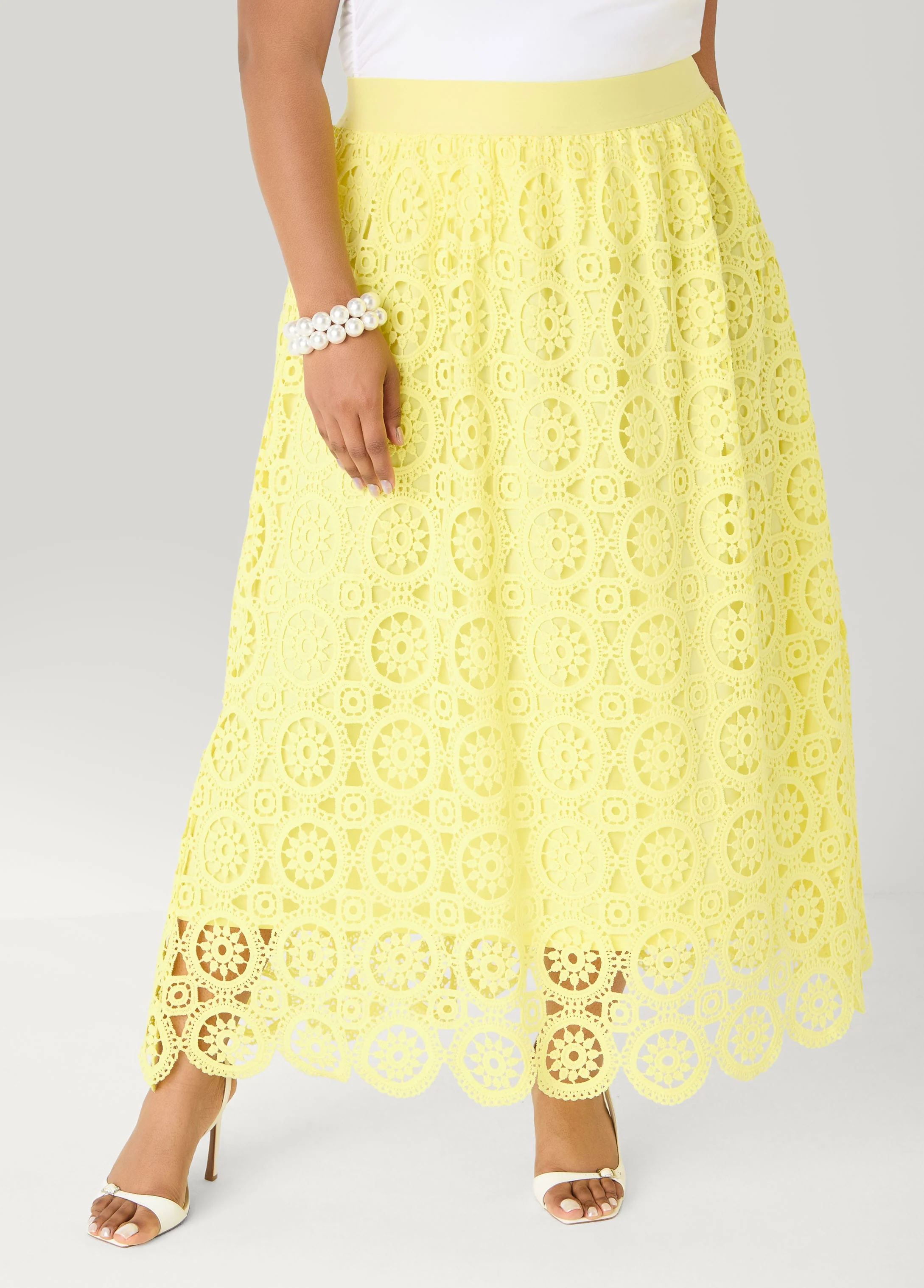 Crocheted Maxi Skirt - Image 7