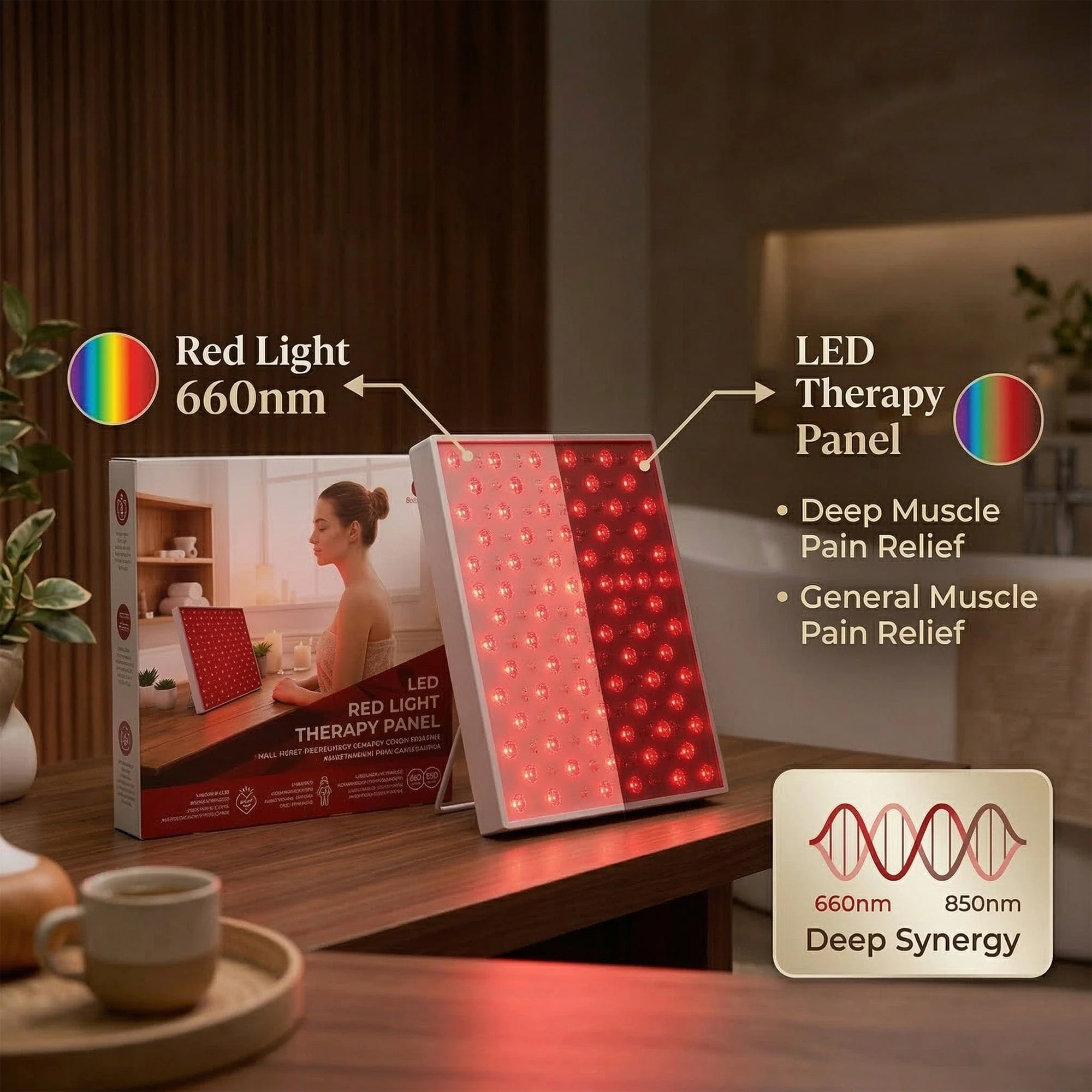 Pursonic LED Red Light Therapy Panel - Image 4