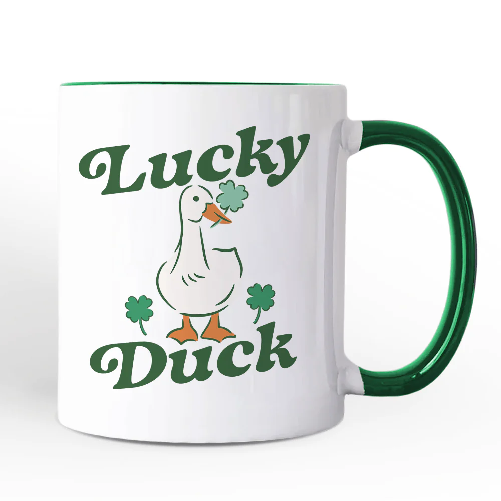 Lucky Duck St Patricks Day Mug - Image 5