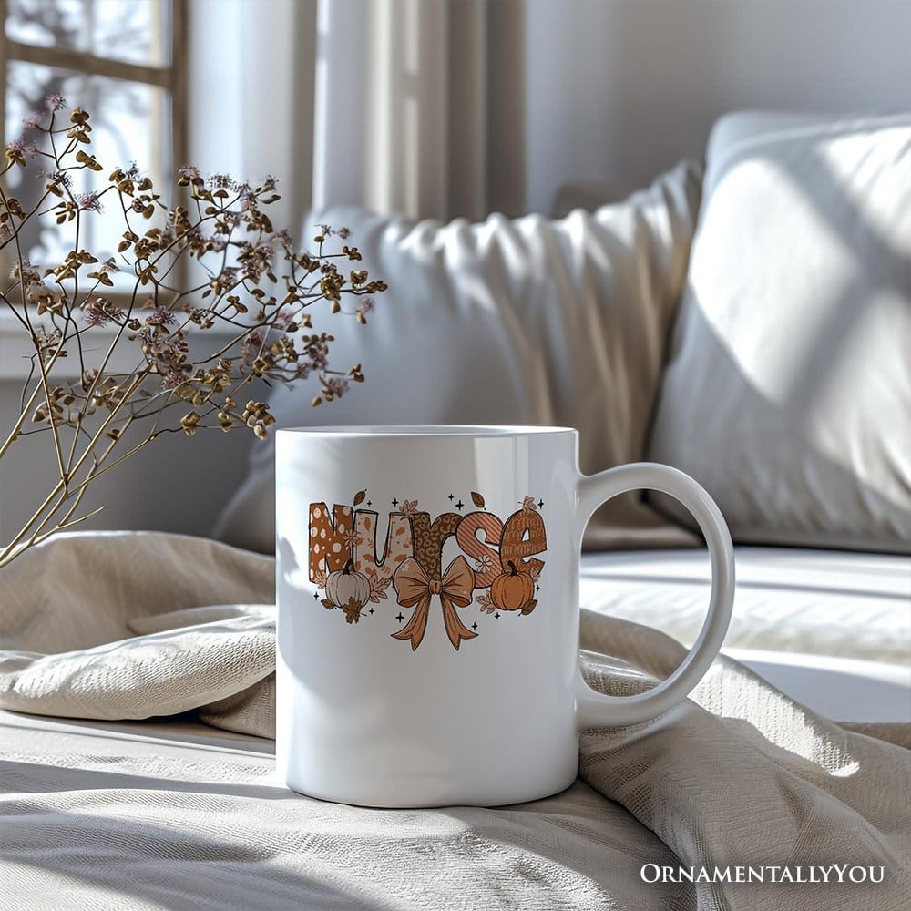 Pumpkin Nurse Ceramic Mug
