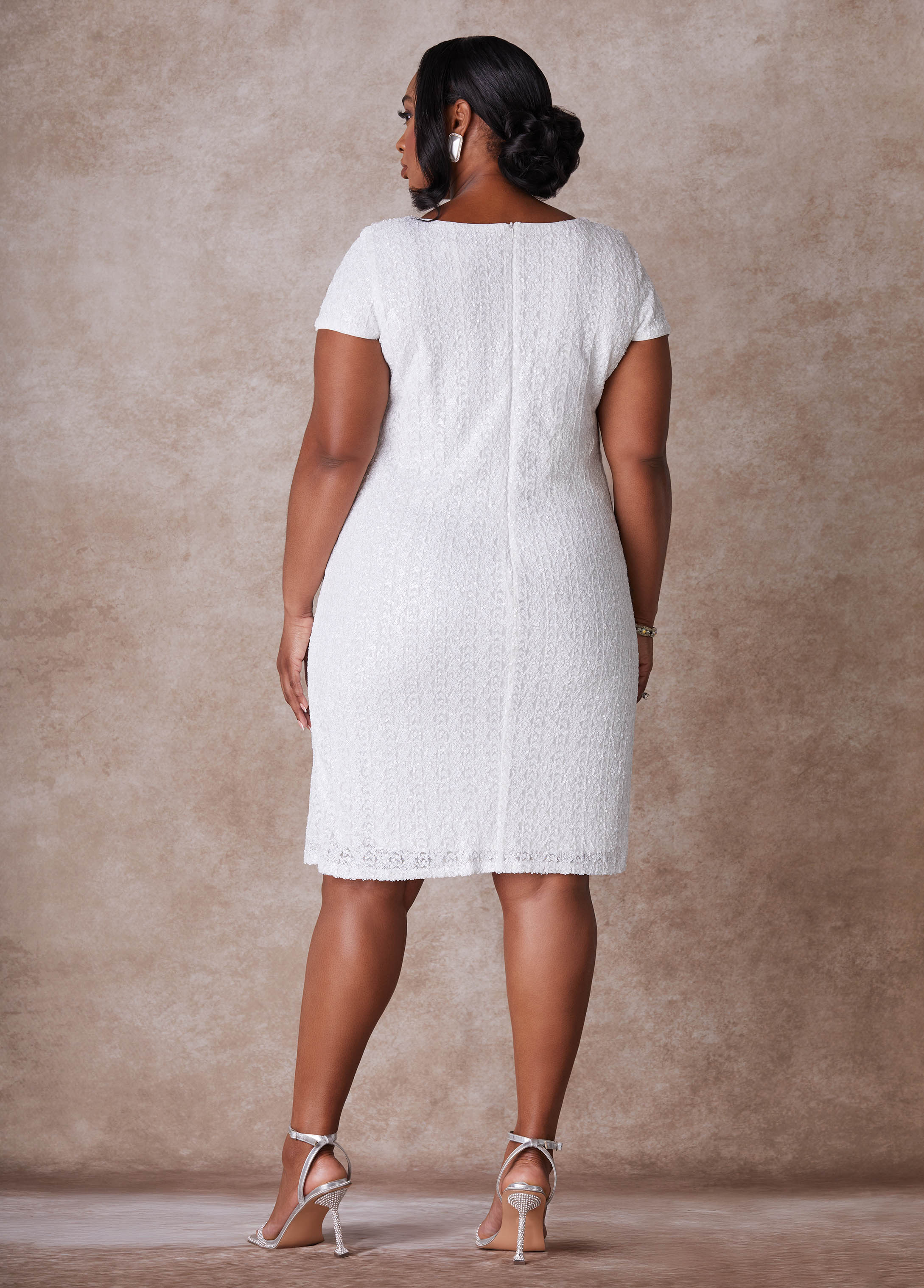 The Dani Sequin Shift Dress - Image 2
