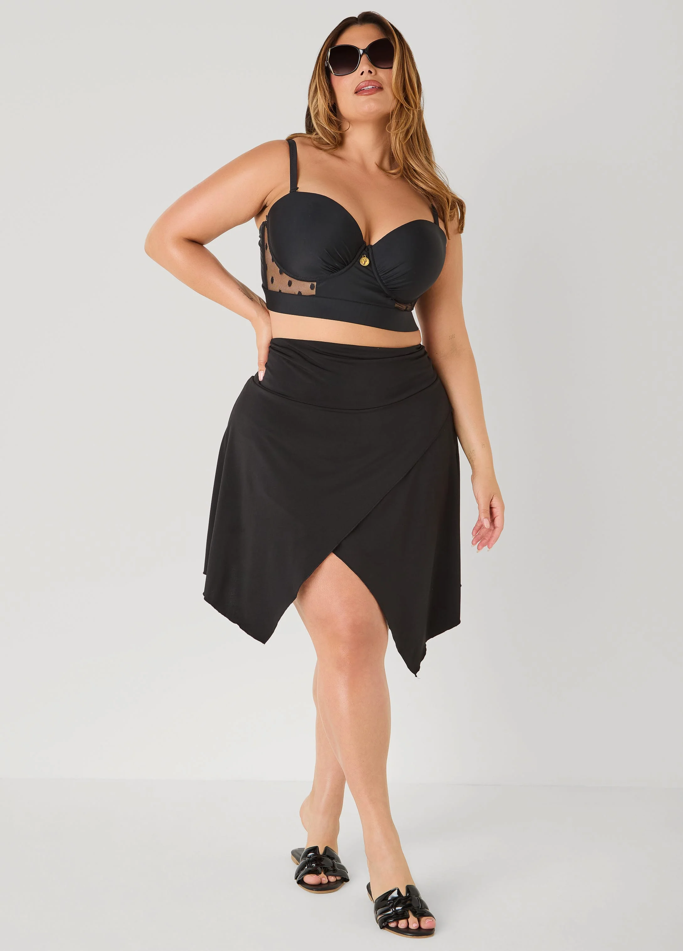 Asymmetric Swim Skort - Image 3