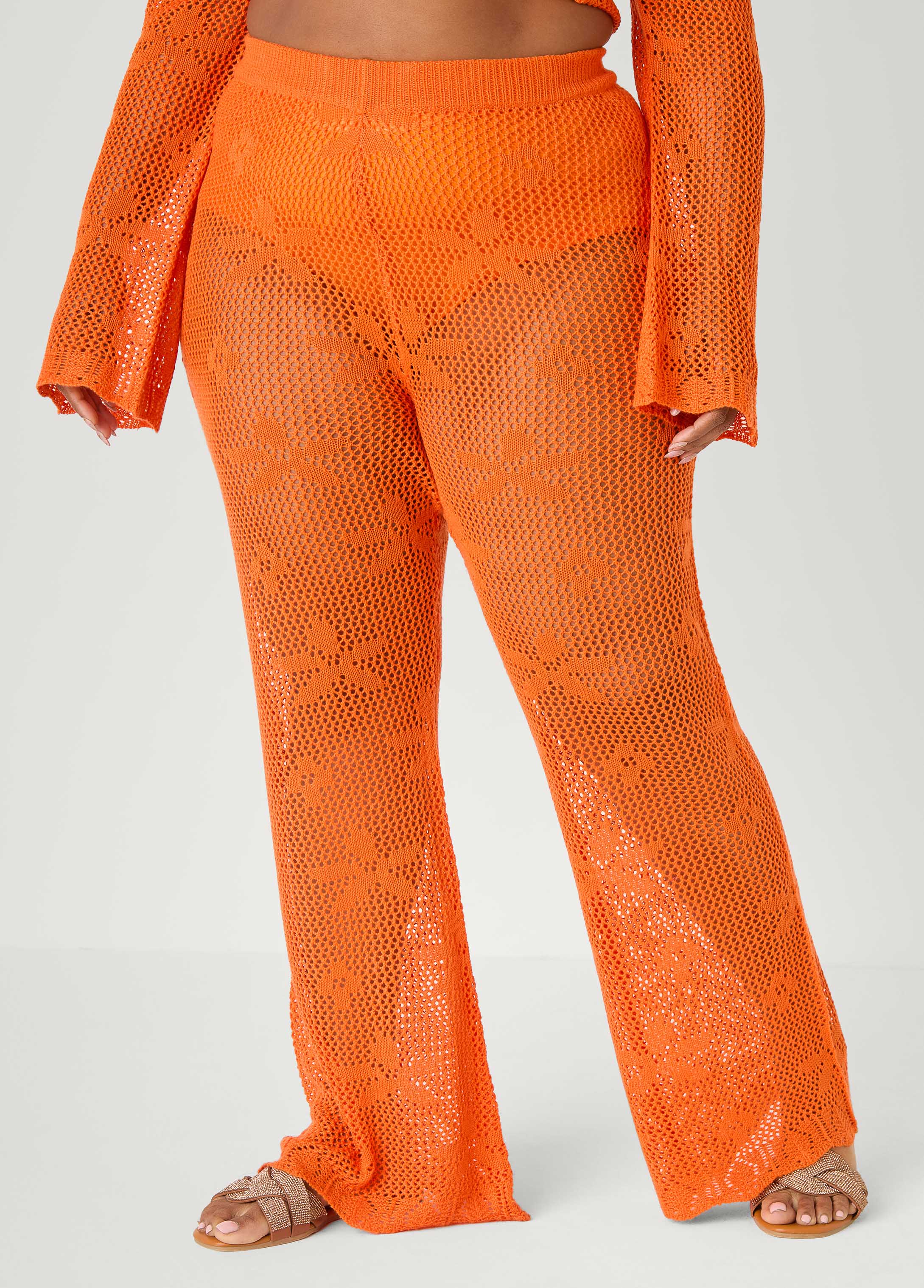 Crochet Wide Leg Pants
