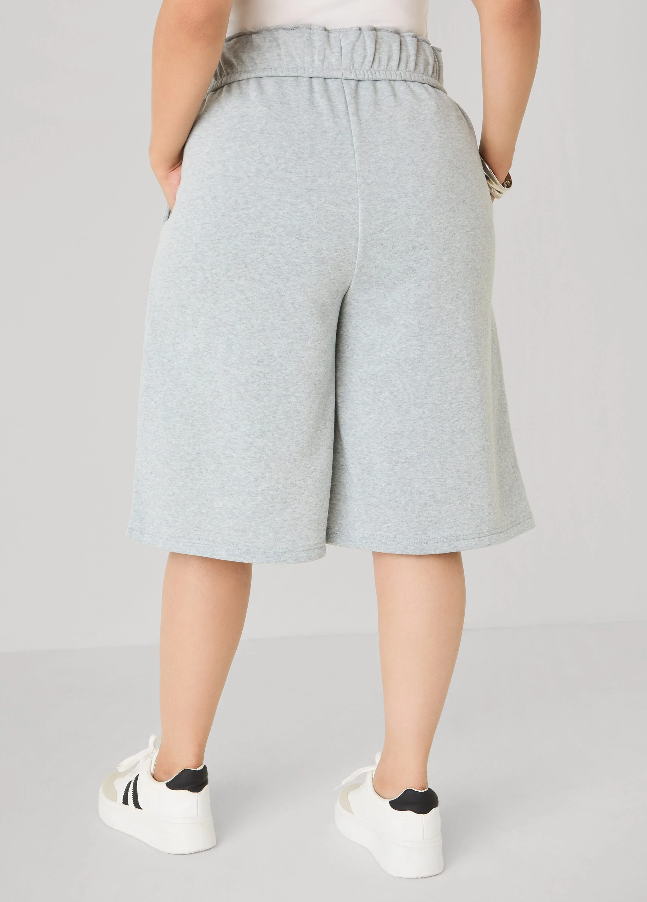 Foldover Drawstring Shorts - Image 7