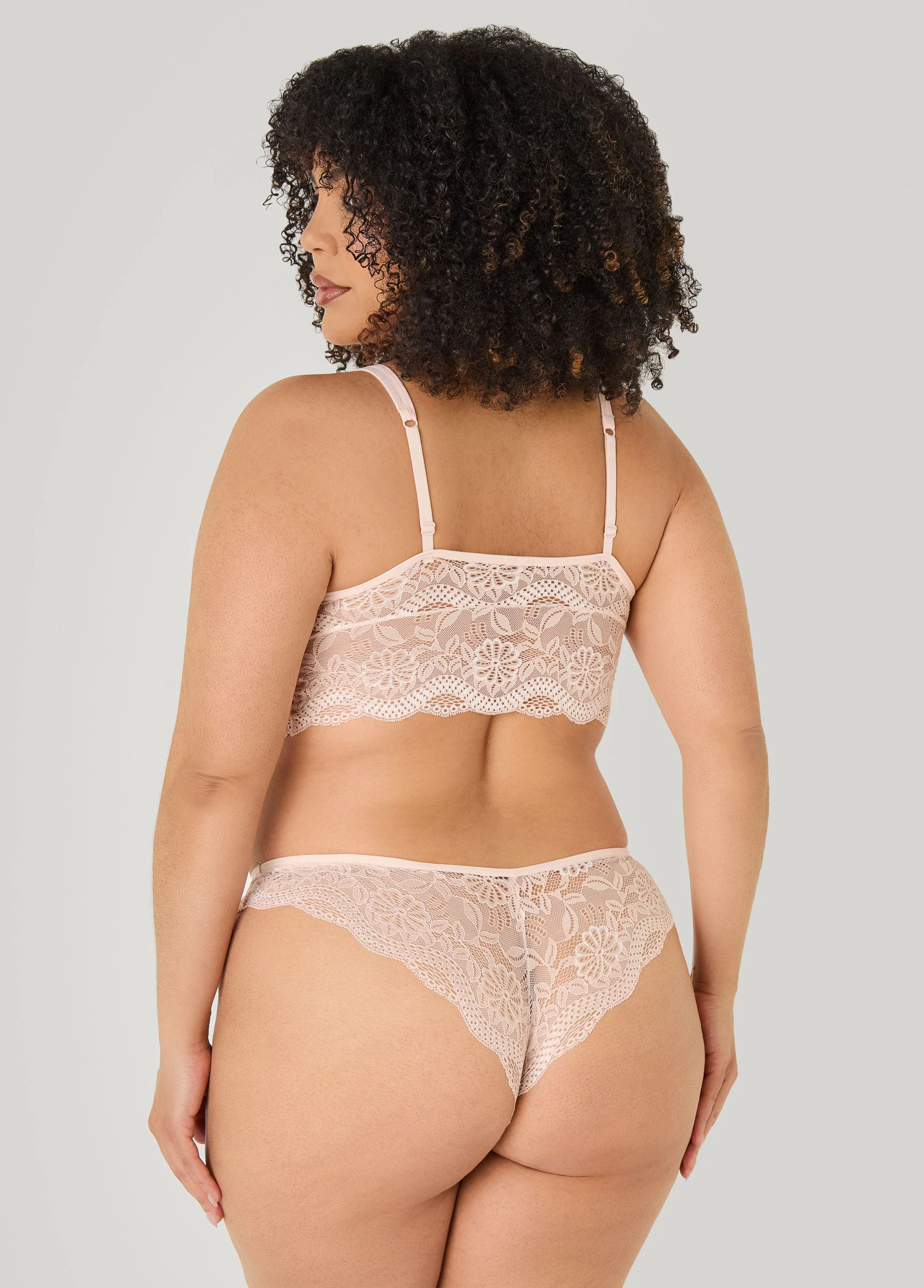 Lace Bralette Lingerie Set - Image 2