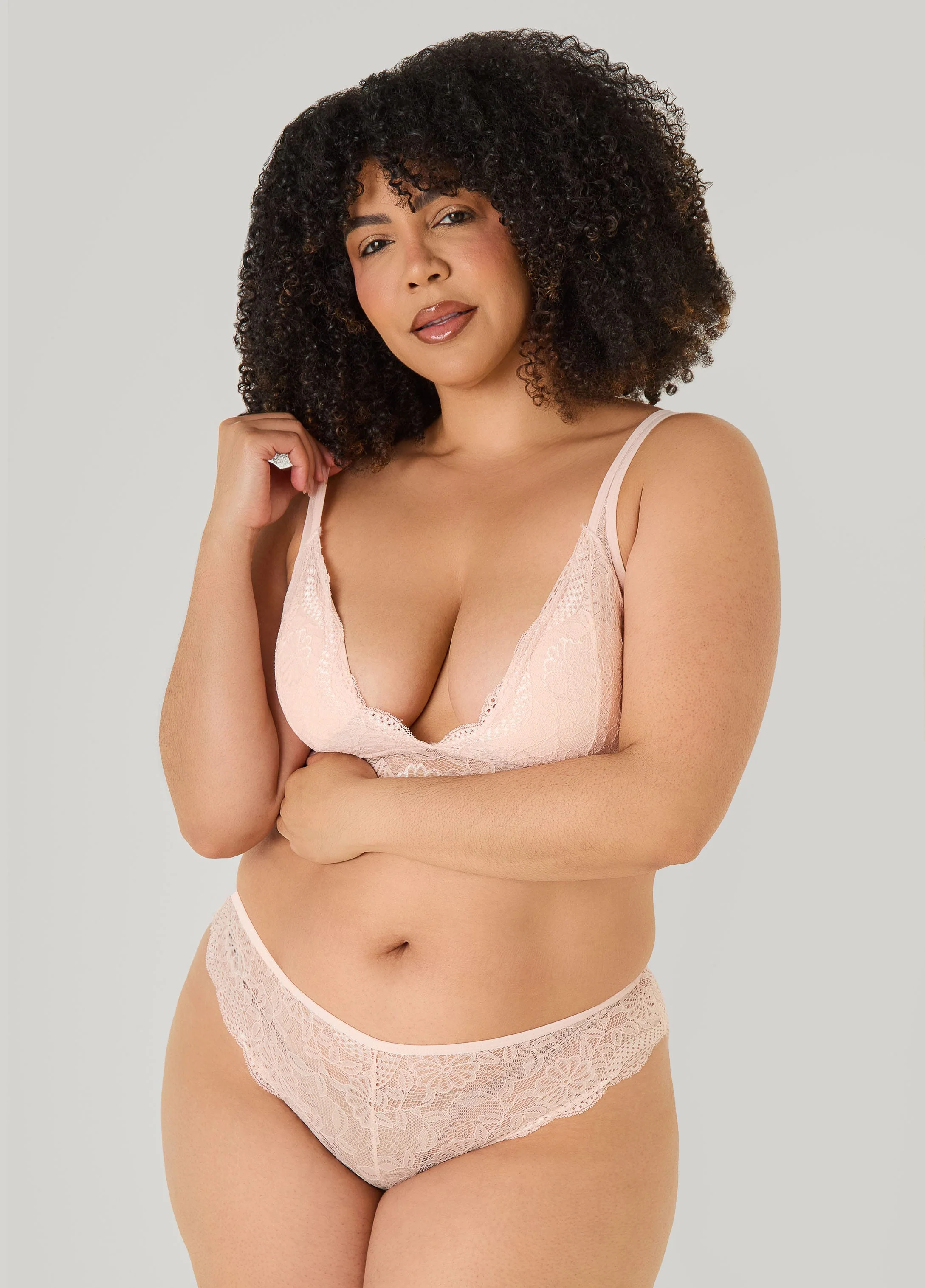 Lace Bralette Lingerie Set - Image 3