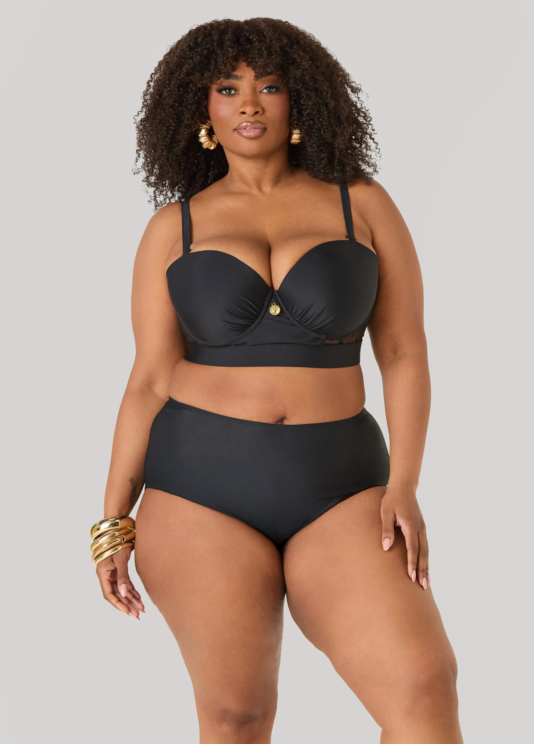 Convertible Mesh Bikini Top