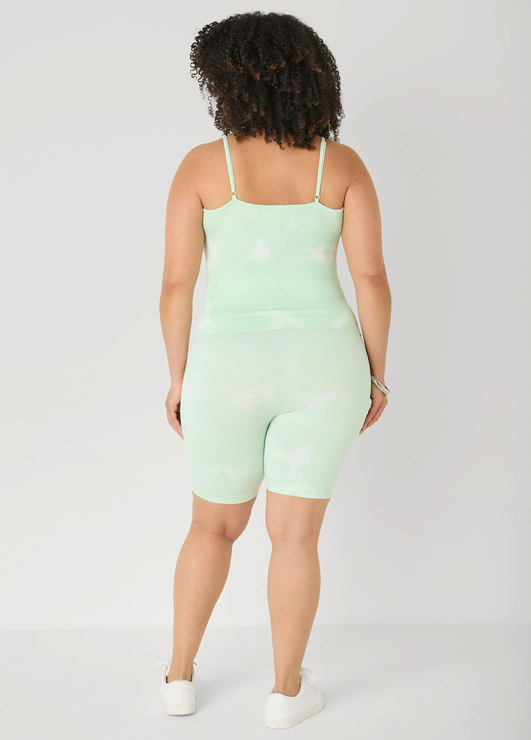 Tie Dyed Tank And Biker Shorts Set - Image 6