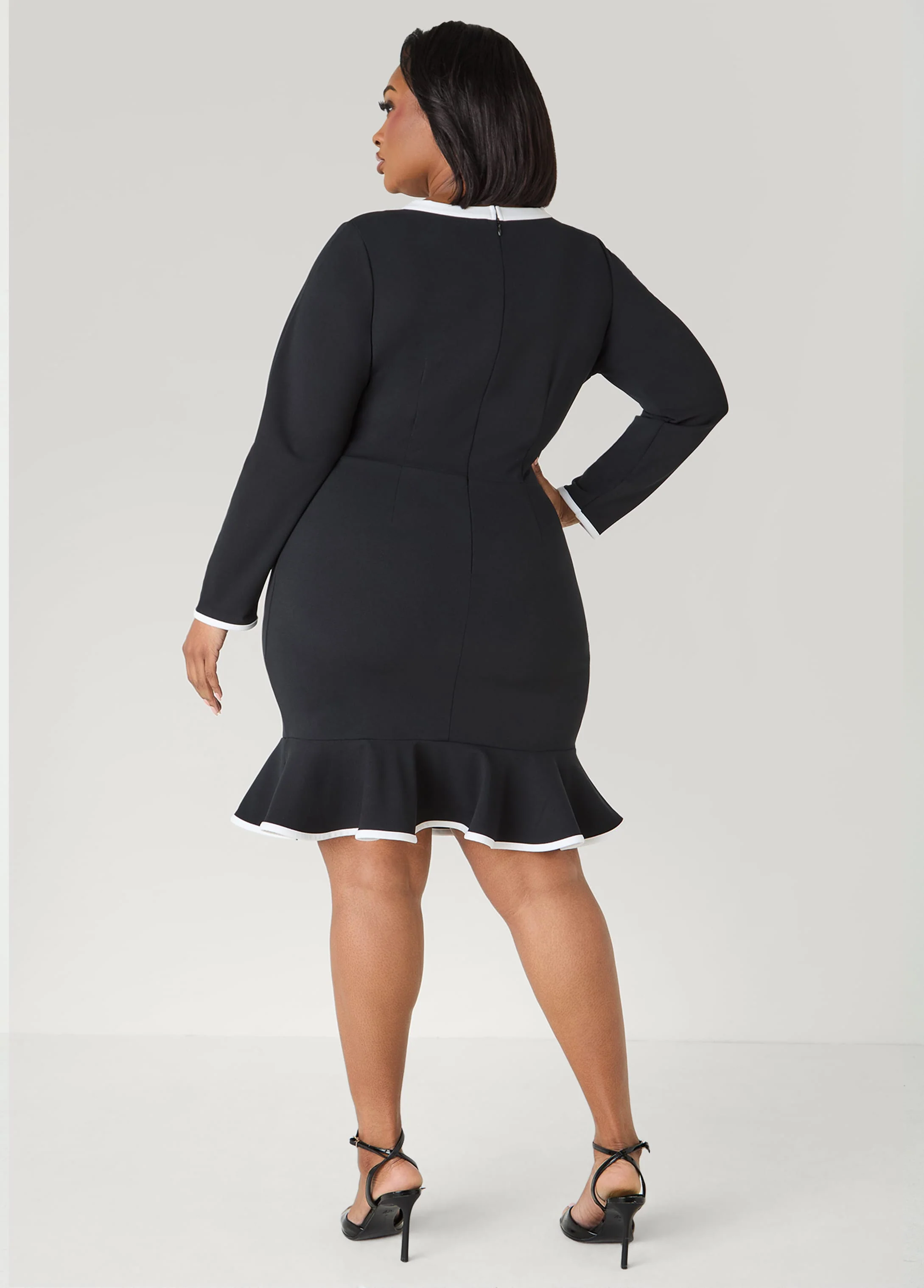 Bow Embellished Cutout Dress - Image 2