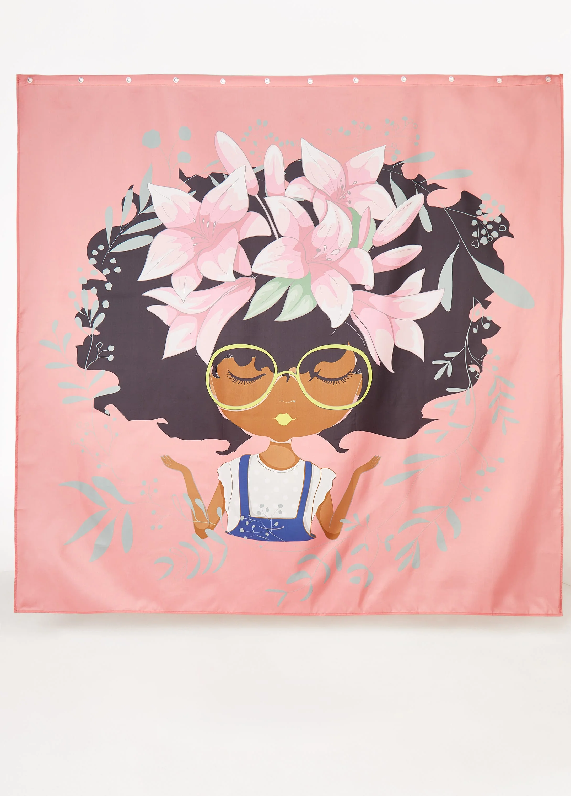 Pardon My Fro™ Lily Shower Curtain