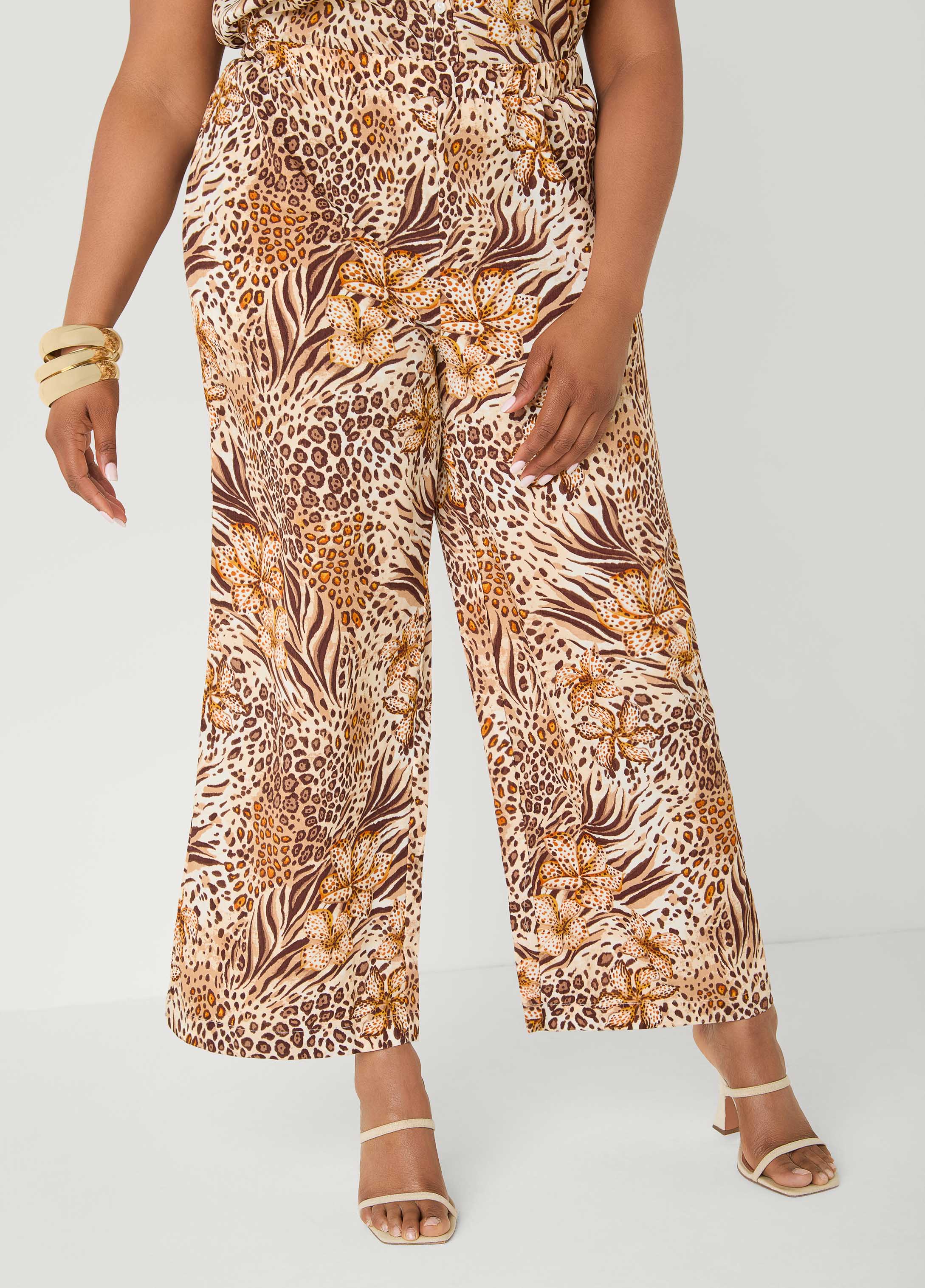 Printed Pull On Pants - Image 11