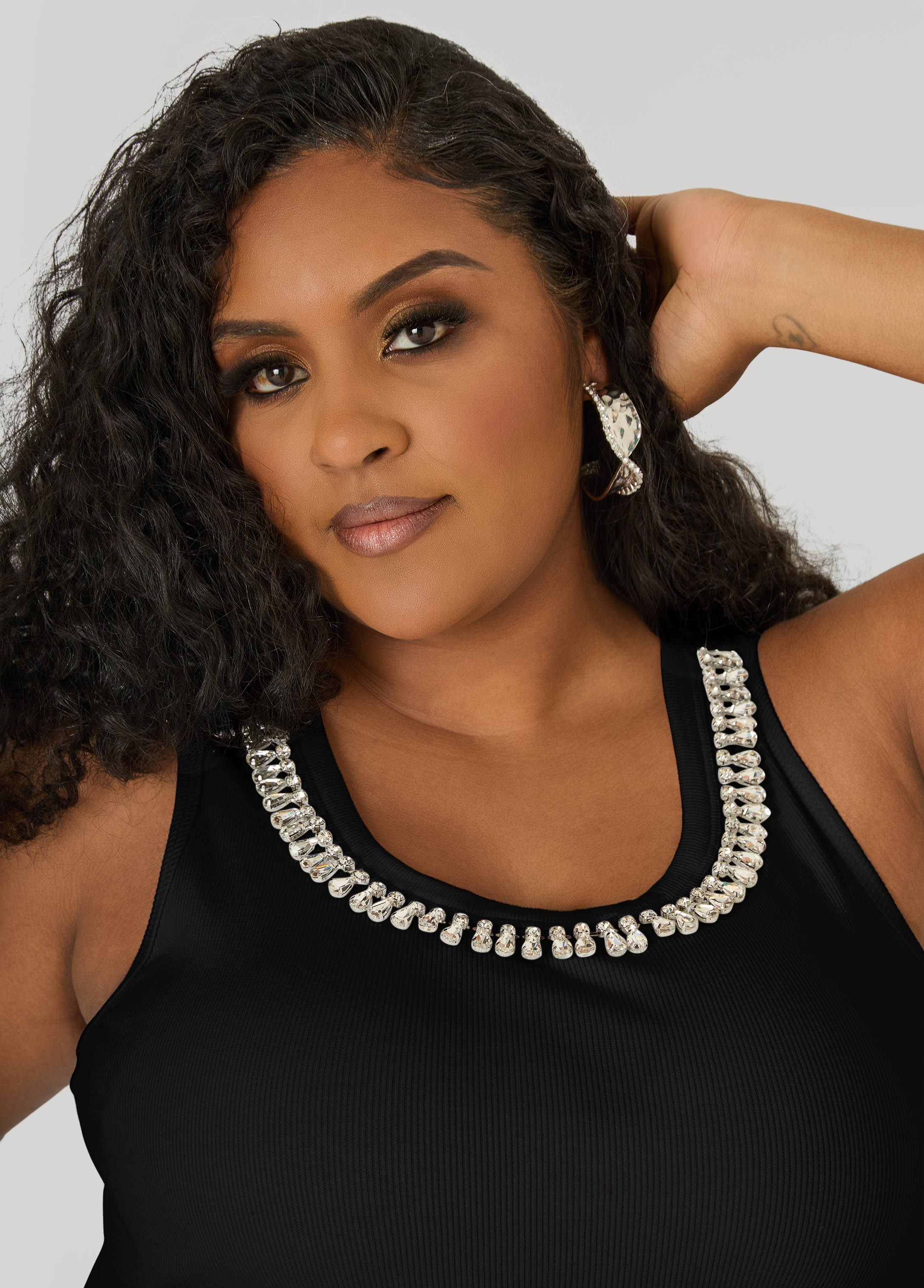 Crystal Ribbed Tank Top - Image 8