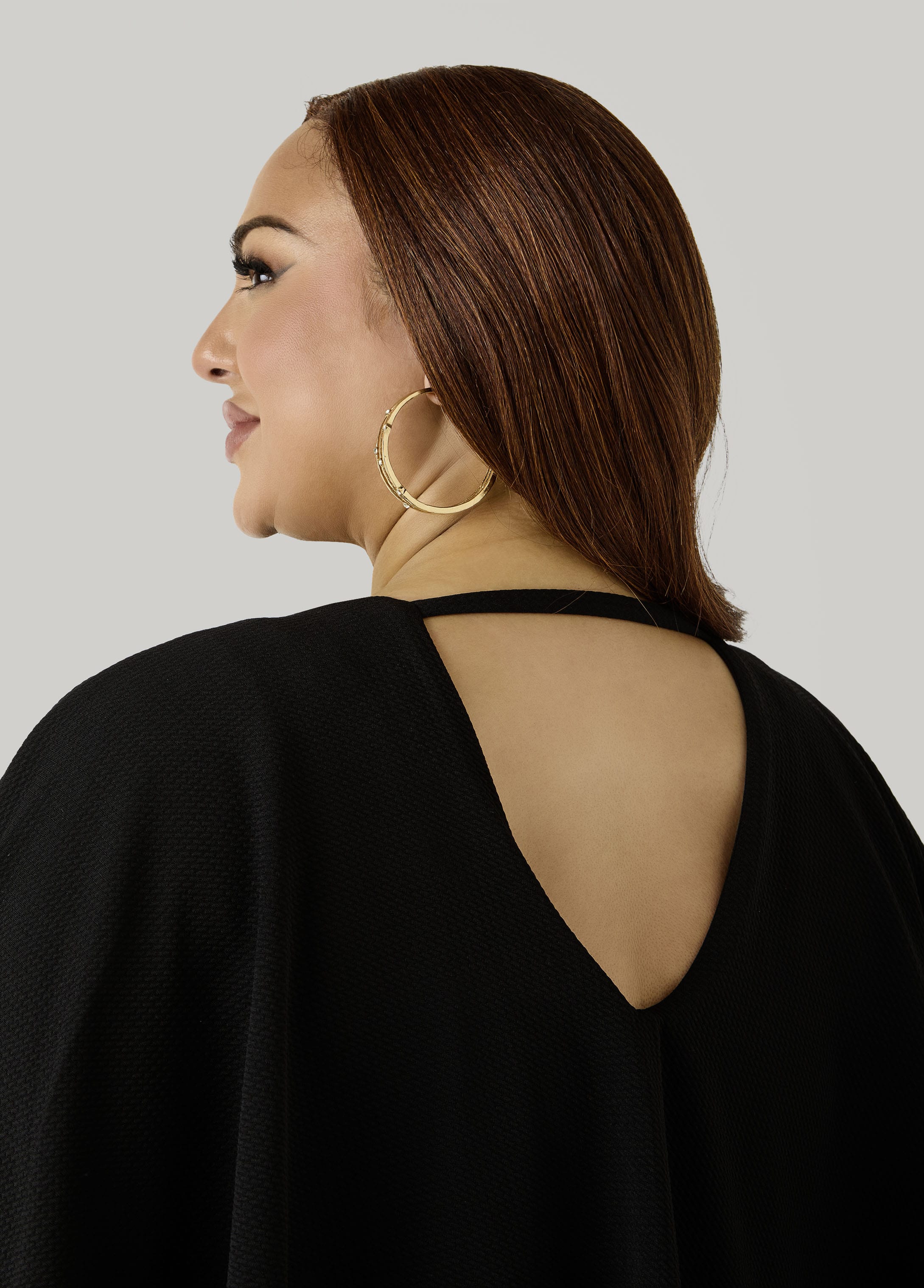 Textured Cape Sheath Dress - Image 12