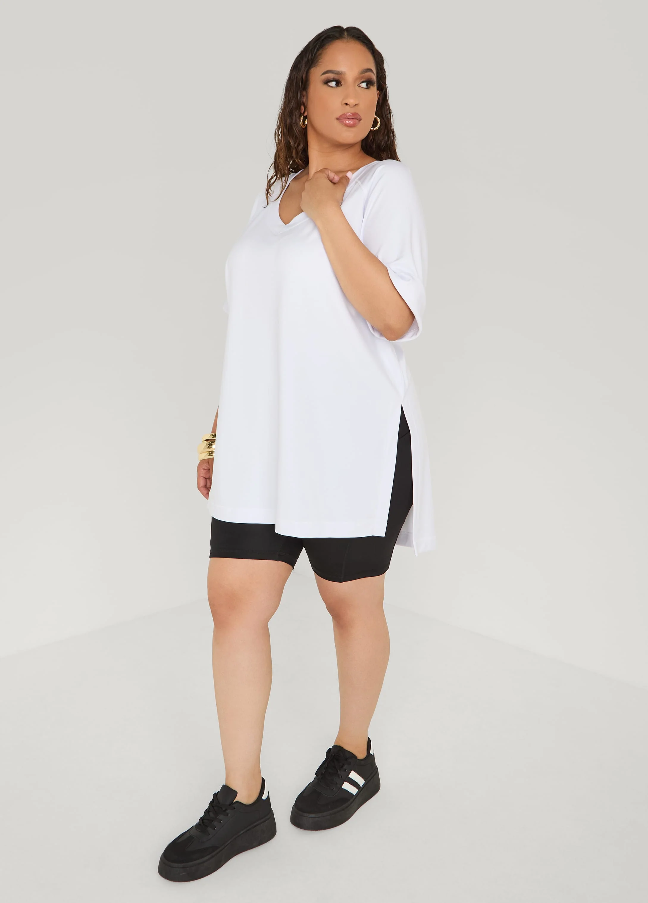 Athletic Knit Side Split Top - Image 3