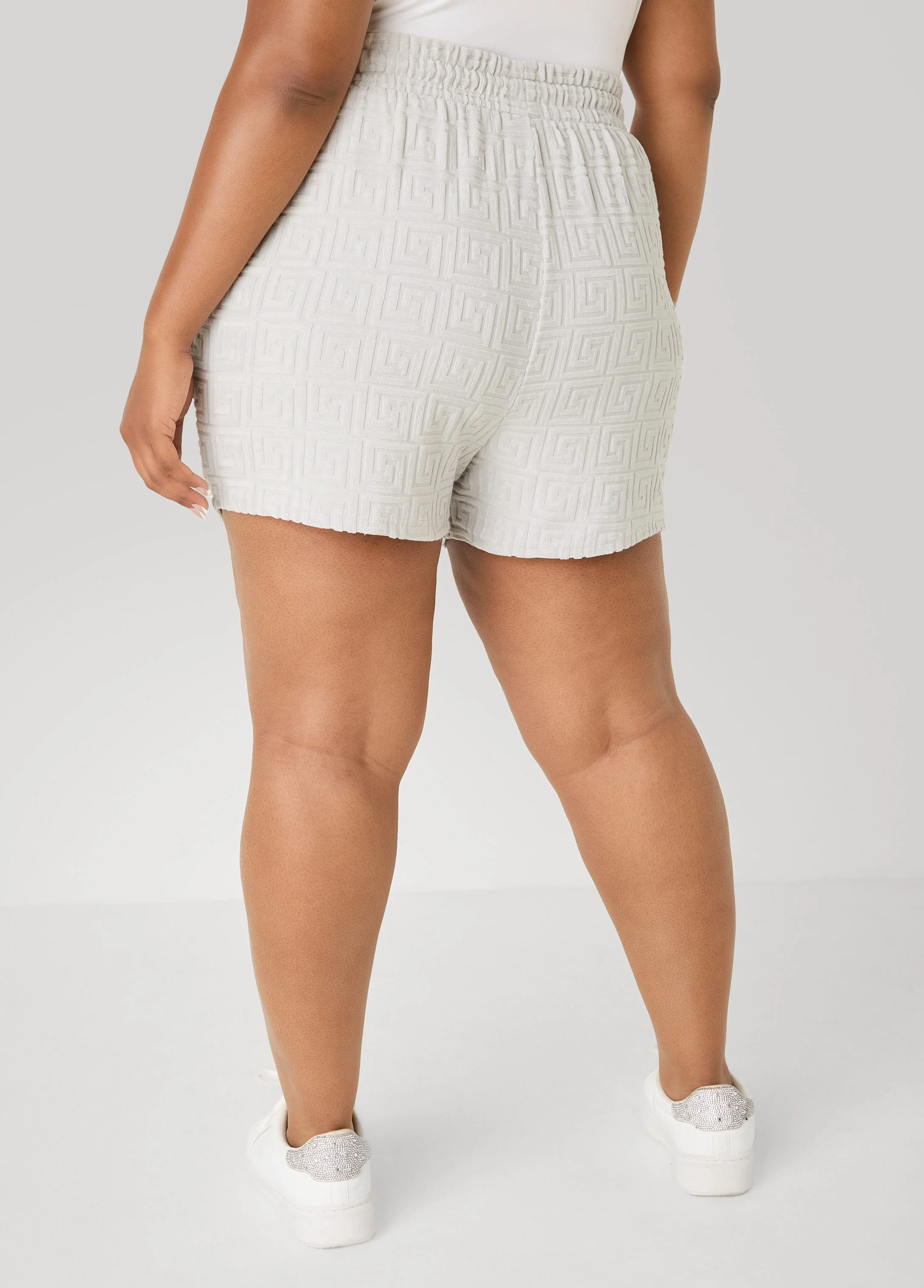 Drawstring Jacquard Shorts - Image 10