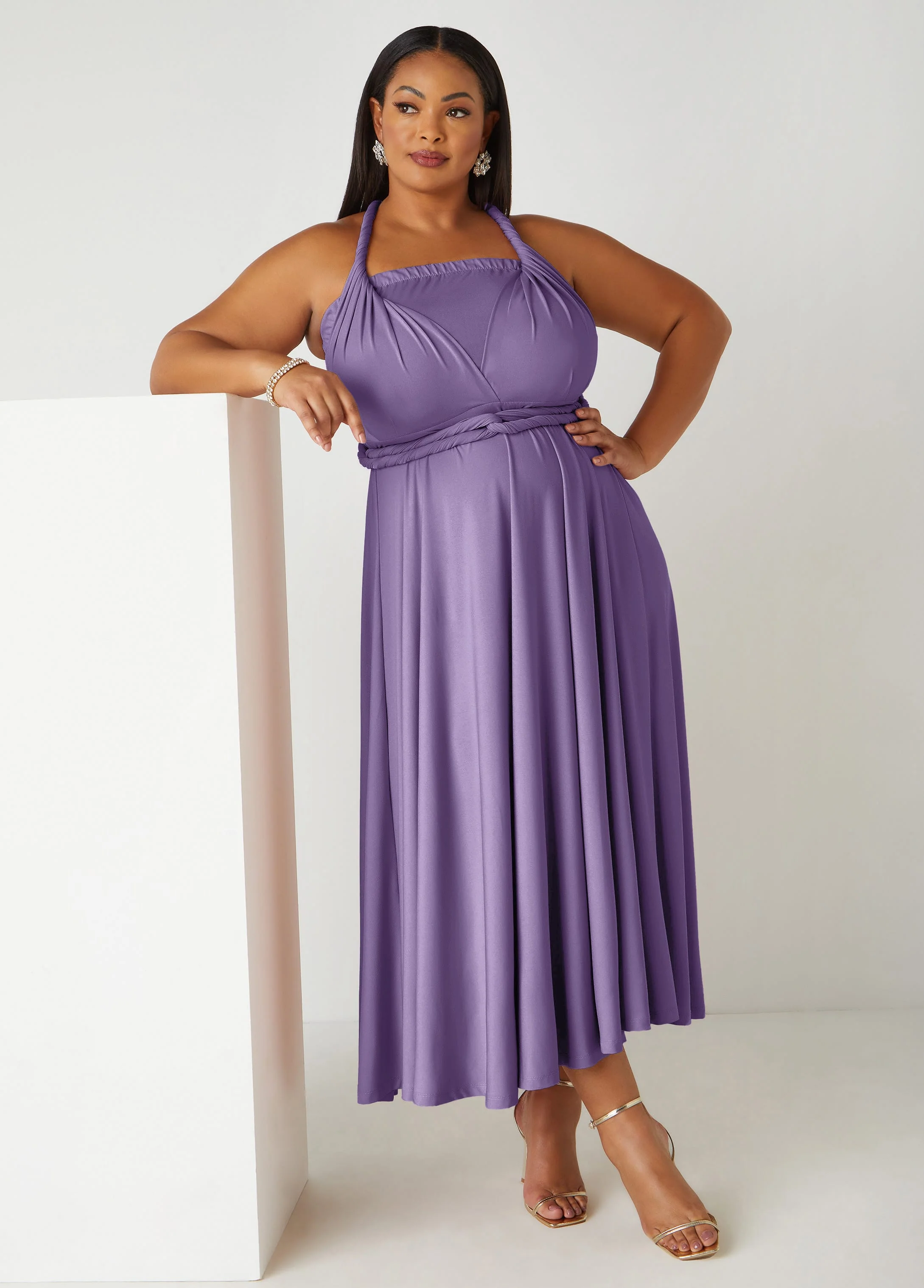 Multi Way Convertible Maxi Dress - Image 7