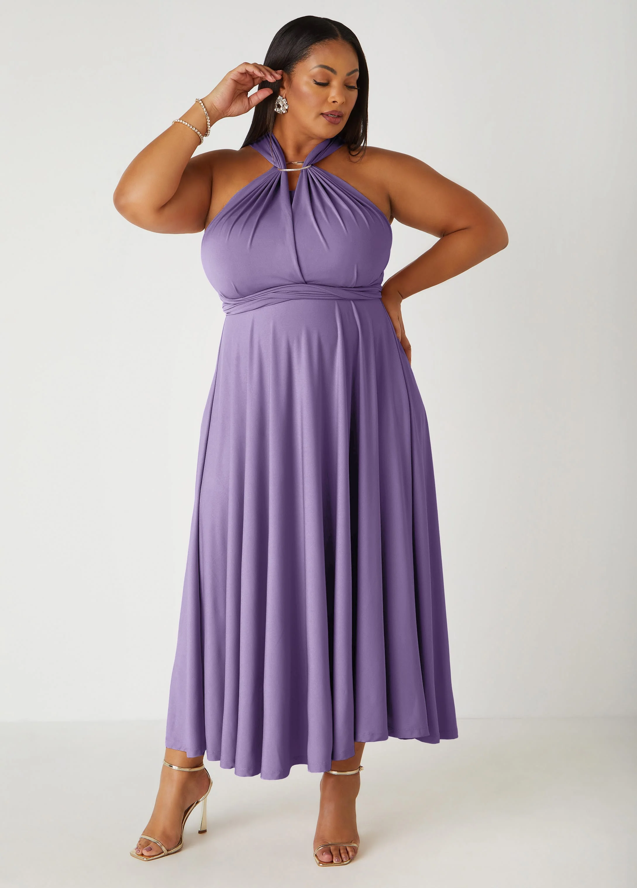 Multi Way Convertible Maxi Dress - Image 8
