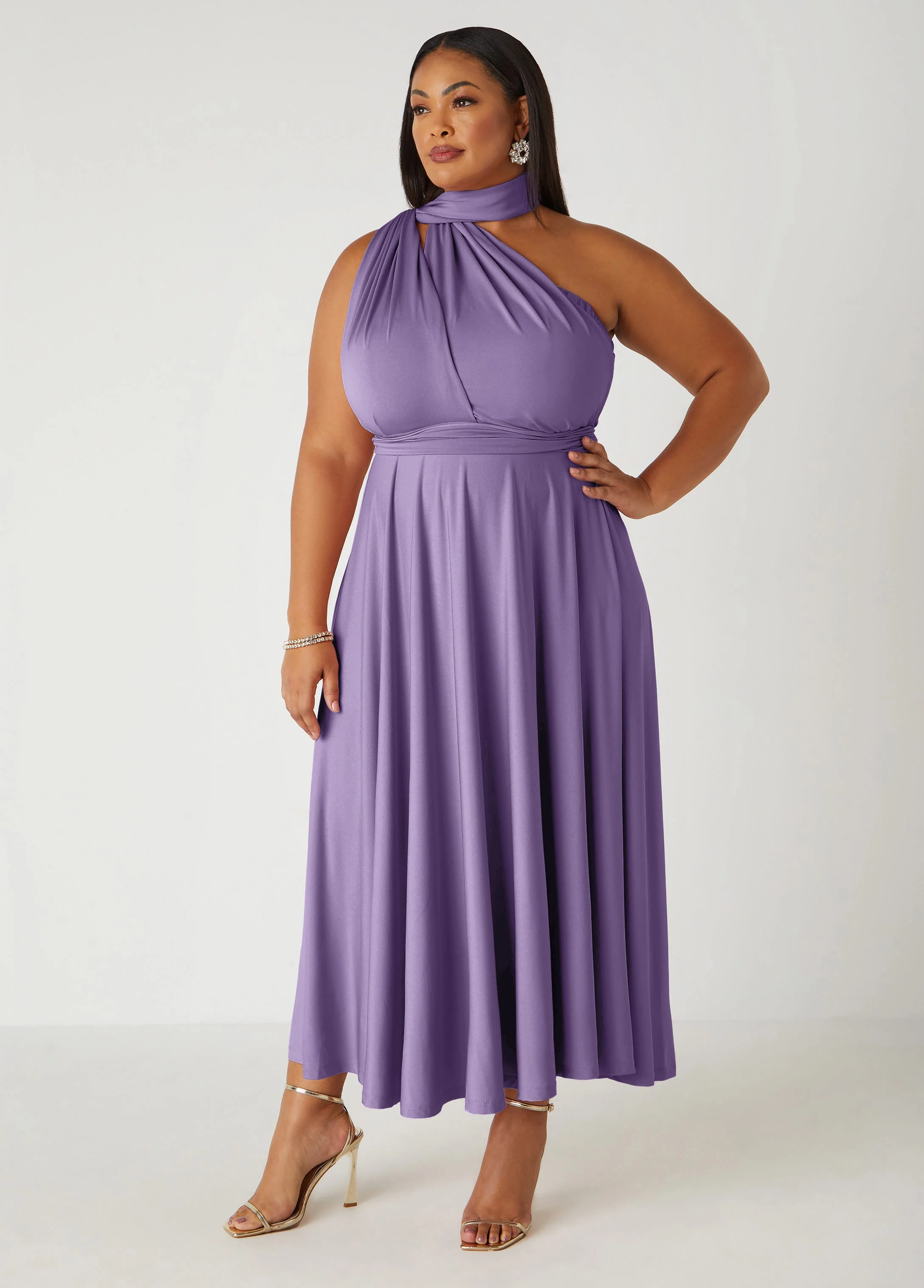 Multi Way Convertible Maxi Dress - Image 9